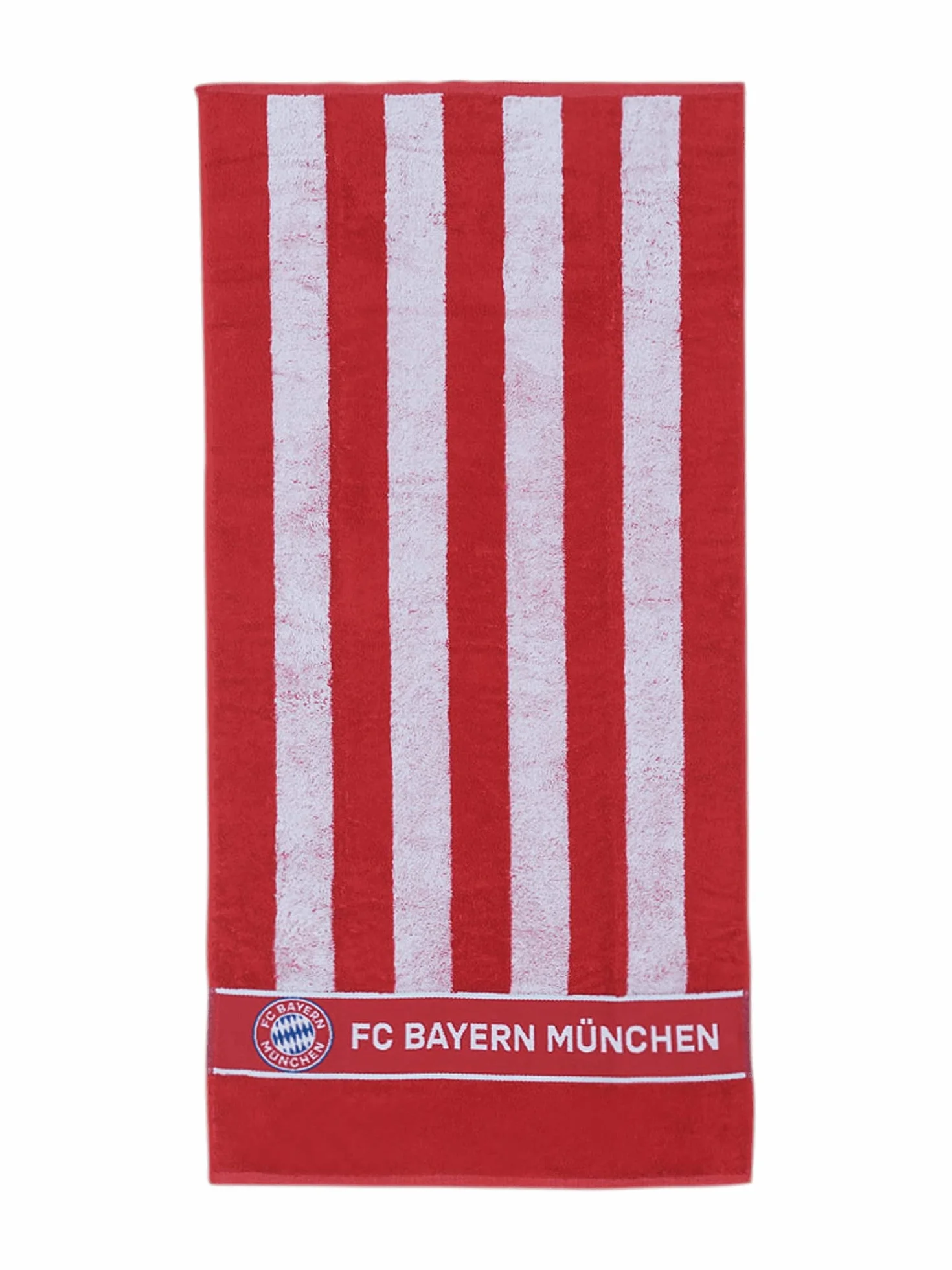 FC Bayern München Ręcznik kąpielowy czerwony/biały -