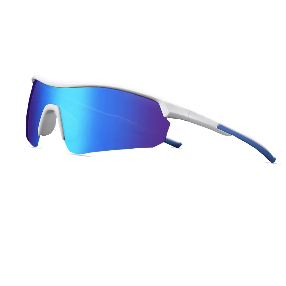 Okulary rowerowe dla dzieci ochrona UV400 dziecięce okulary przeciwsłoneczne z noskami, lekkie spolaryzowane sportowe okulary przeciwsłoneczne rama TR90, dziewczyna chłopiec od 5-16 lat