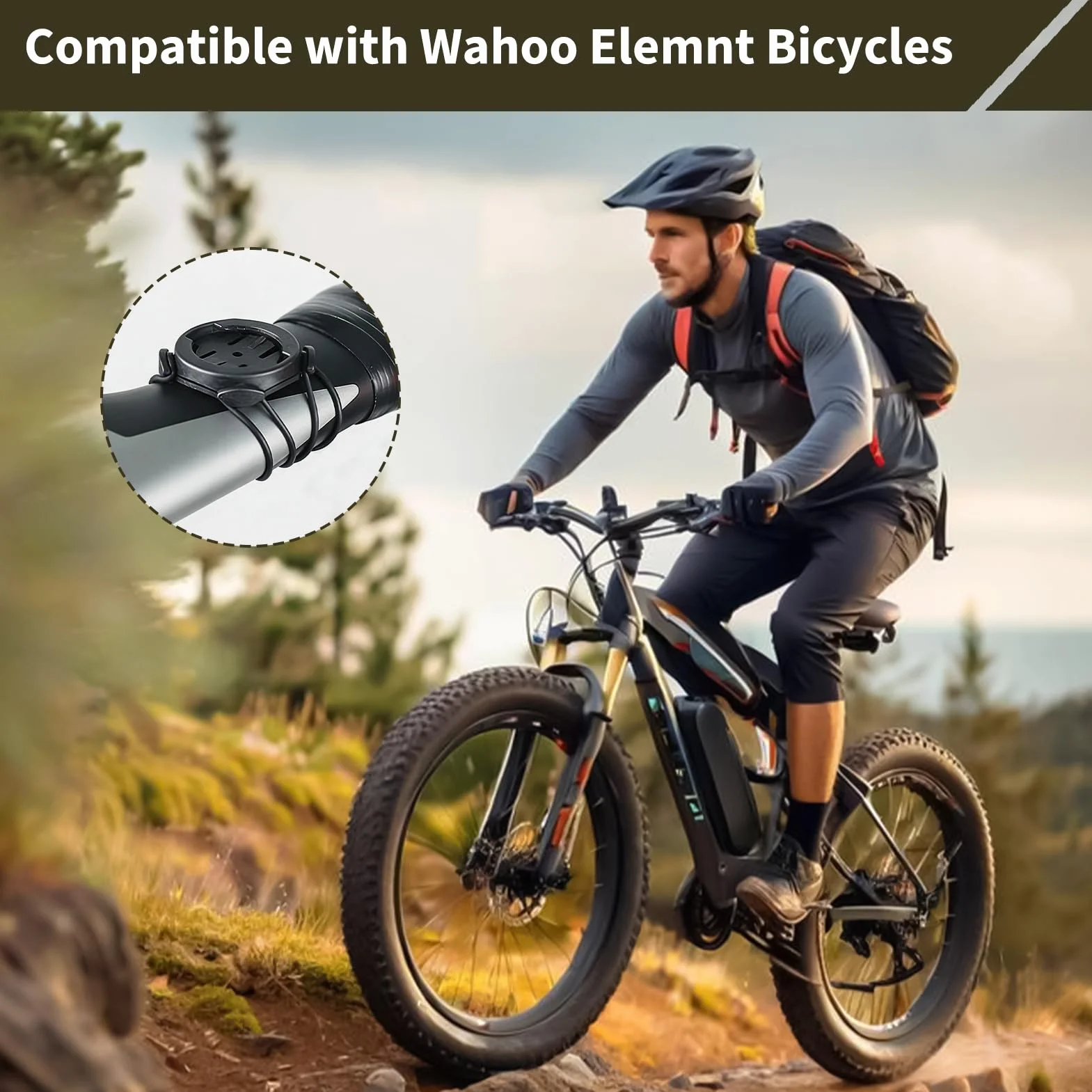 Zestaw 2 uchwytów na licznik rowerowy Garmin Edge 200 500 510 520 800 810 1000 iGPSPORT iGS50 iGS618 XOSS G G+