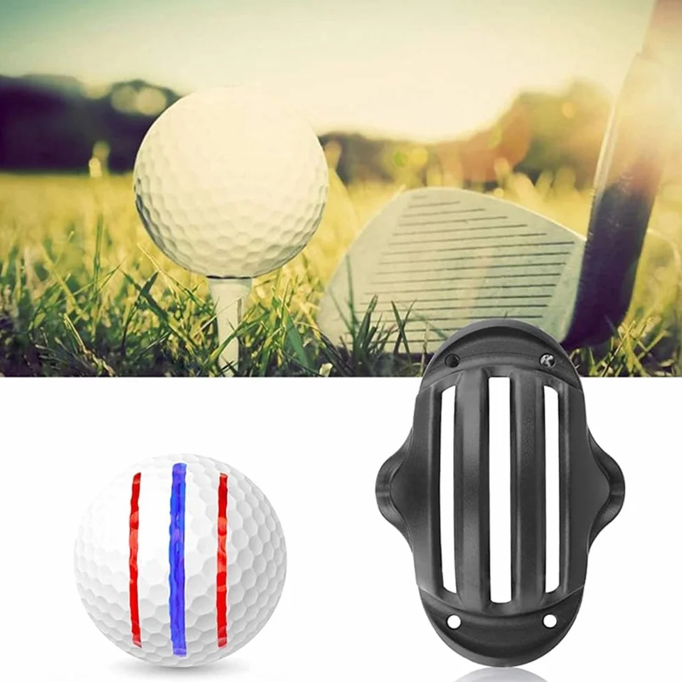 Namvo Zestaw do oznaczania piłek golfowych – 3-częściowy zestaw do wyrównania z linią i narzędziami do oznaczania – akcesoria do piłek golfowych