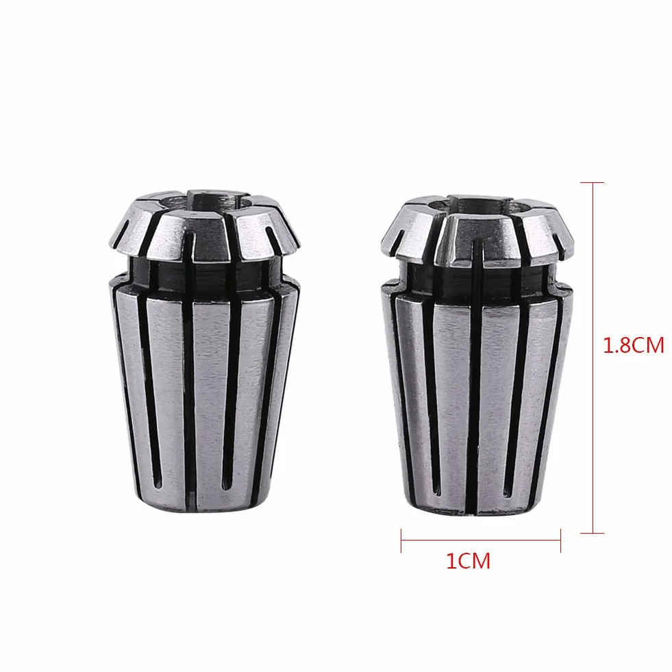 Zestaw tulei zaciskowych ER11 15 sztuk do CNC i tokarki