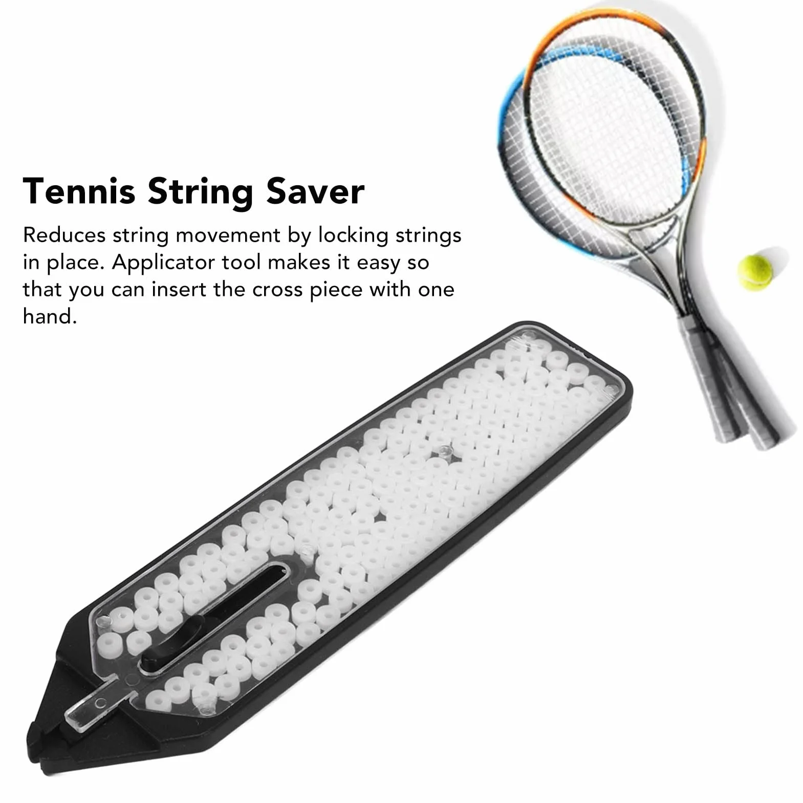 Tenis Cross String Saver, Tenis String Saver Zamki Cross Wymiana String Saver Przenośny Naciąg Tenisowy Aplikator Strun do Badmintona