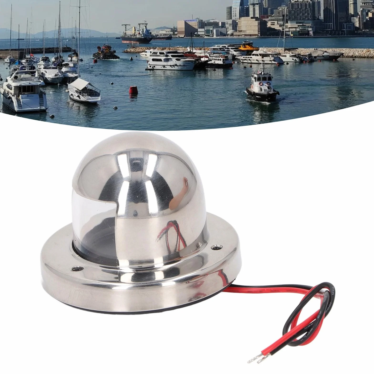 Światła Kotwiczne do łodzi, 12 V 135° IP66 Morskie światła Nawigacyjne LED do łodzi Wodoodporna Morska Nawigacyjna Światła na Dziobie łodzi Morskich do Jachtów Morskich