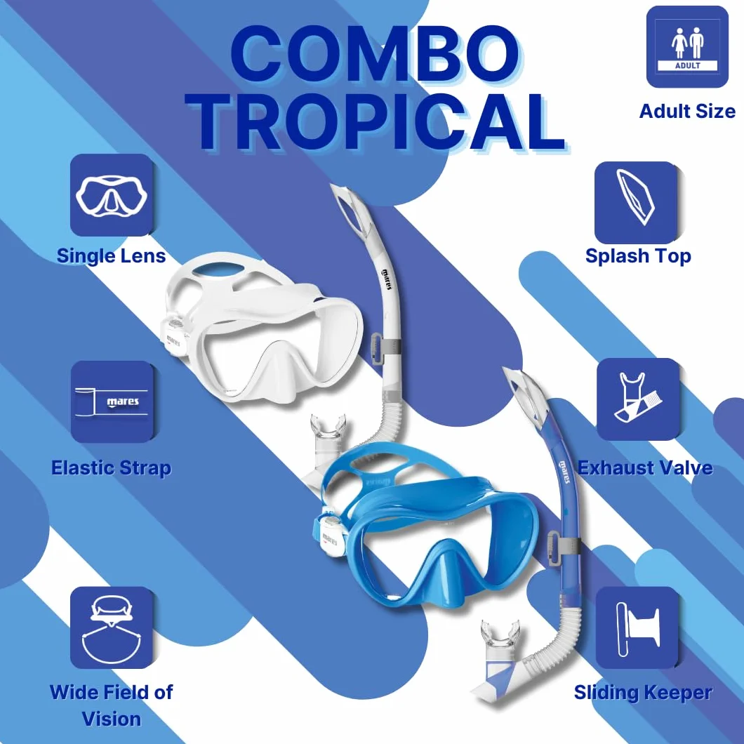 Mares Tropical fajka i maska do nurkowania