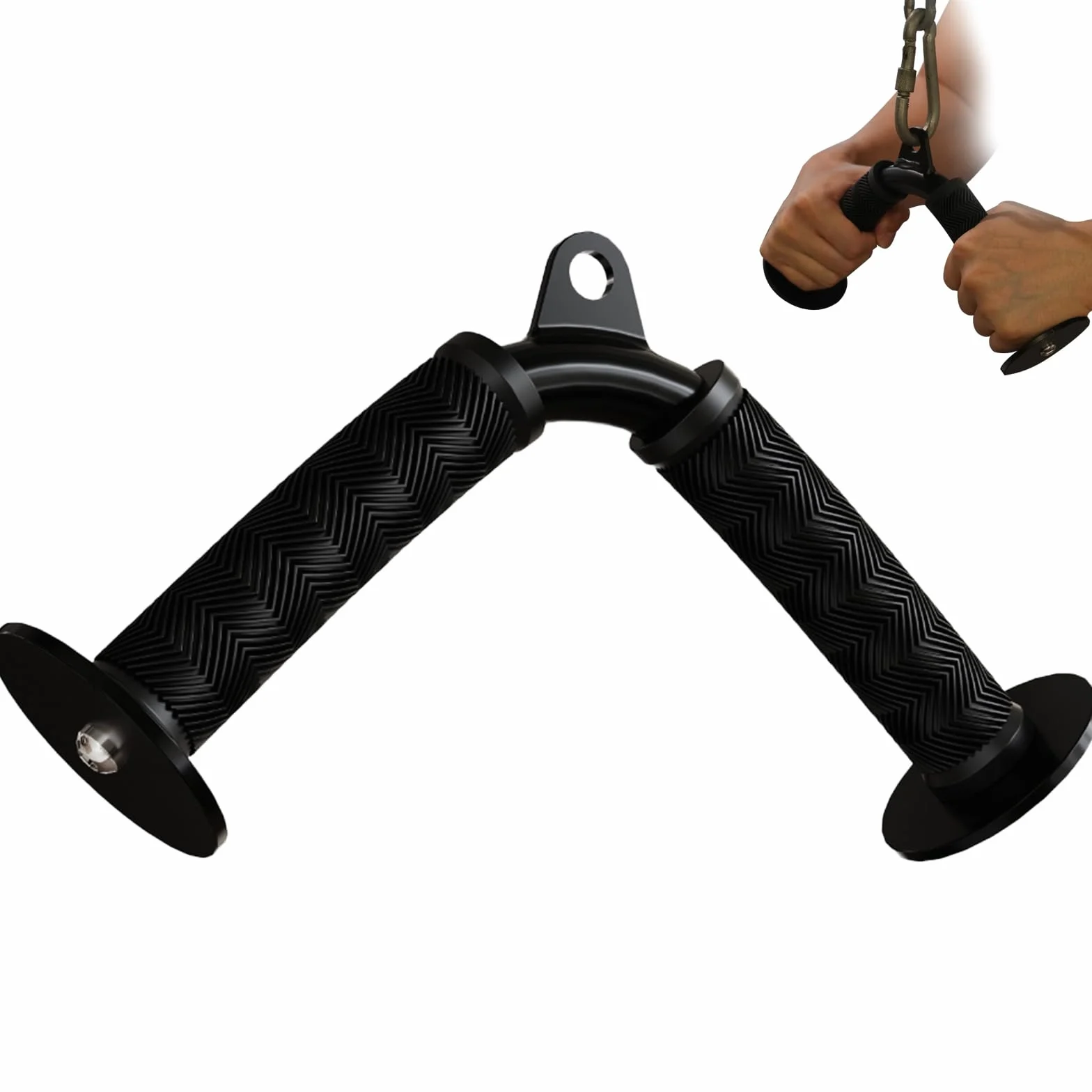 Fitarc Tricep Pull Down Cable Machine V Bar Attachment LAT Pull Down Bar