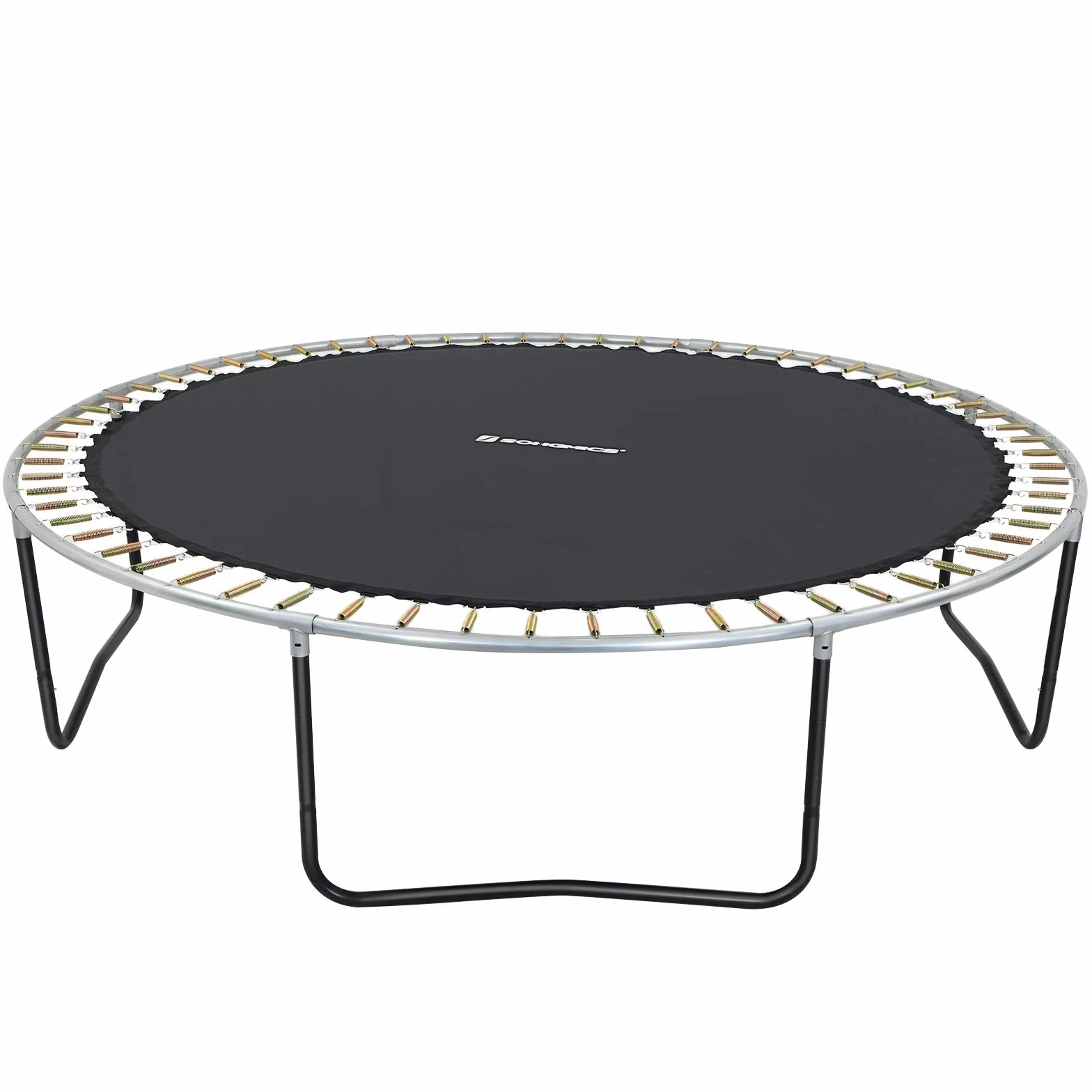 SONGMICS Mata do skakania do trampoliny Ø 244 305 366 cm, akcesoria do trampoliny, zamiennik, czarna