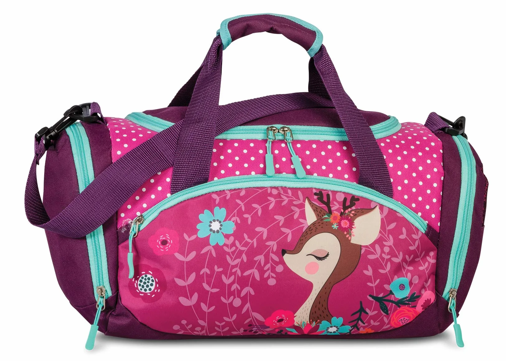 Torba sportowa Ragusa-Trade z motywem jelenia 35 x 18.5 x 22 cm