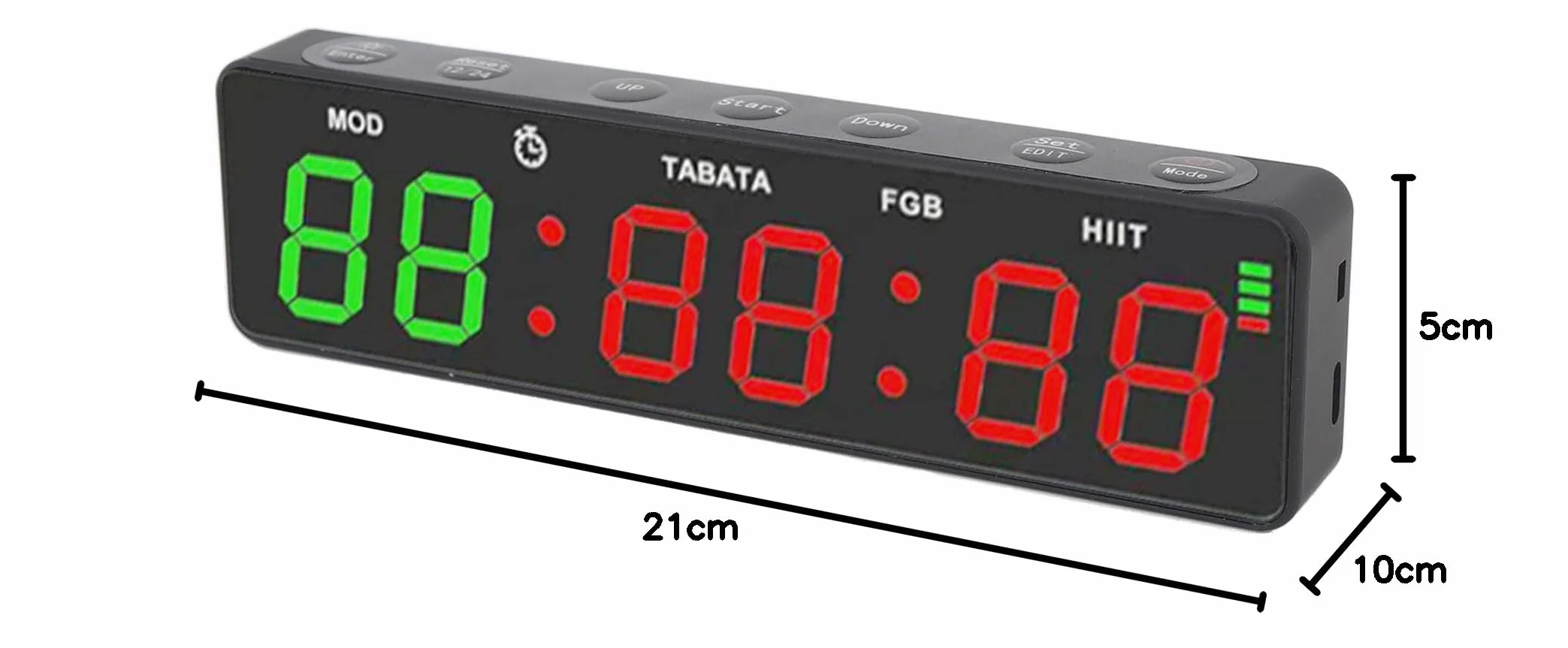 Cyfrowy Zegar ścienny LED Timer na Siłowni Czas Treningowy Stopwatch Countdown