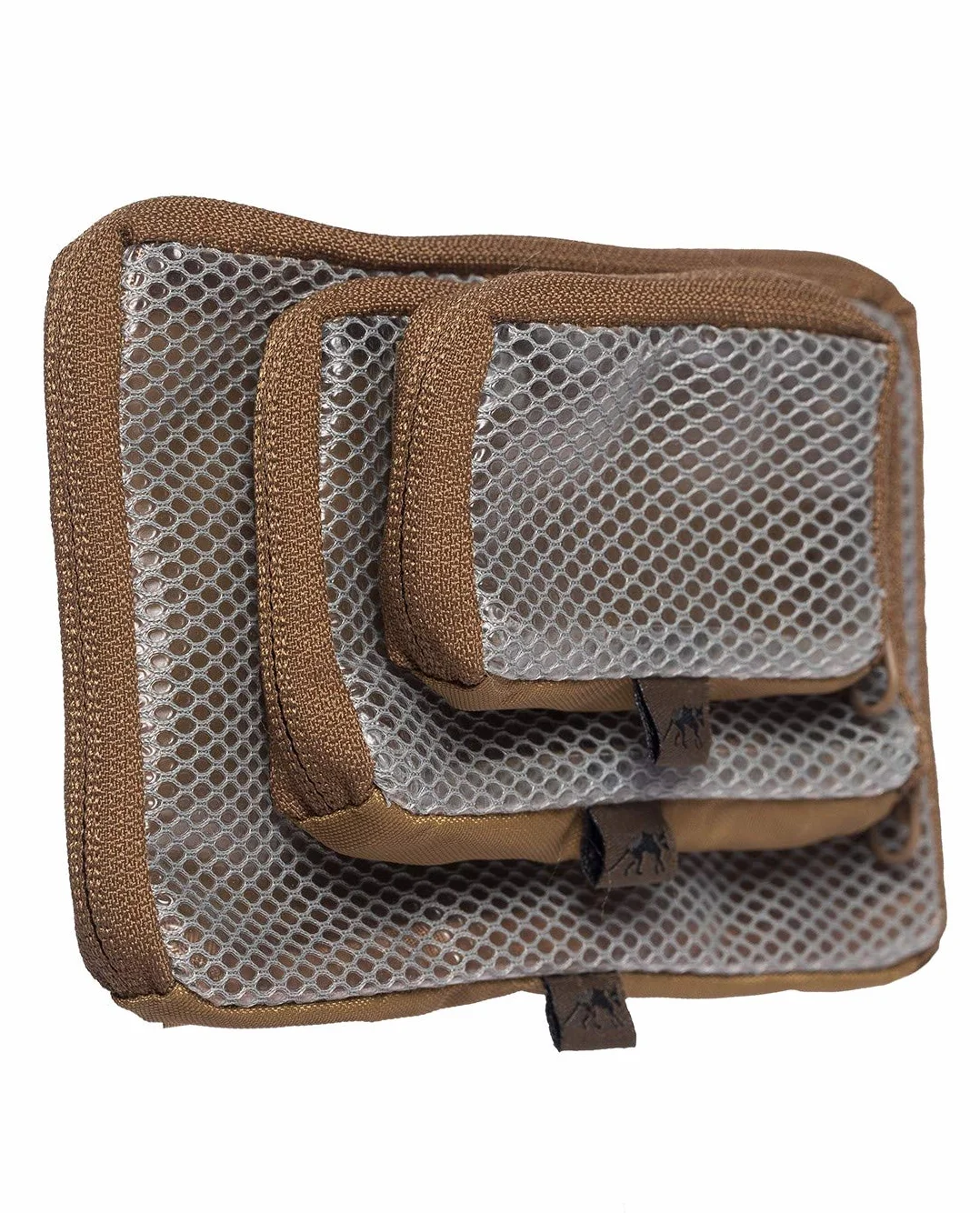Tasmanian Tiger TT Mesh Pouch Set siatkowy plecak VL Coyote Brown 16x10,5x1,5 cm