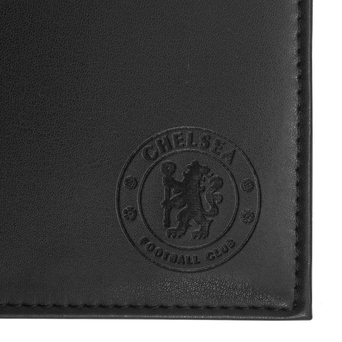 Chelsea F.C. - Portfel z wytłaczanym herbem klubu - na prezent - oficjalne gadżety i akcesoria piłkarskie