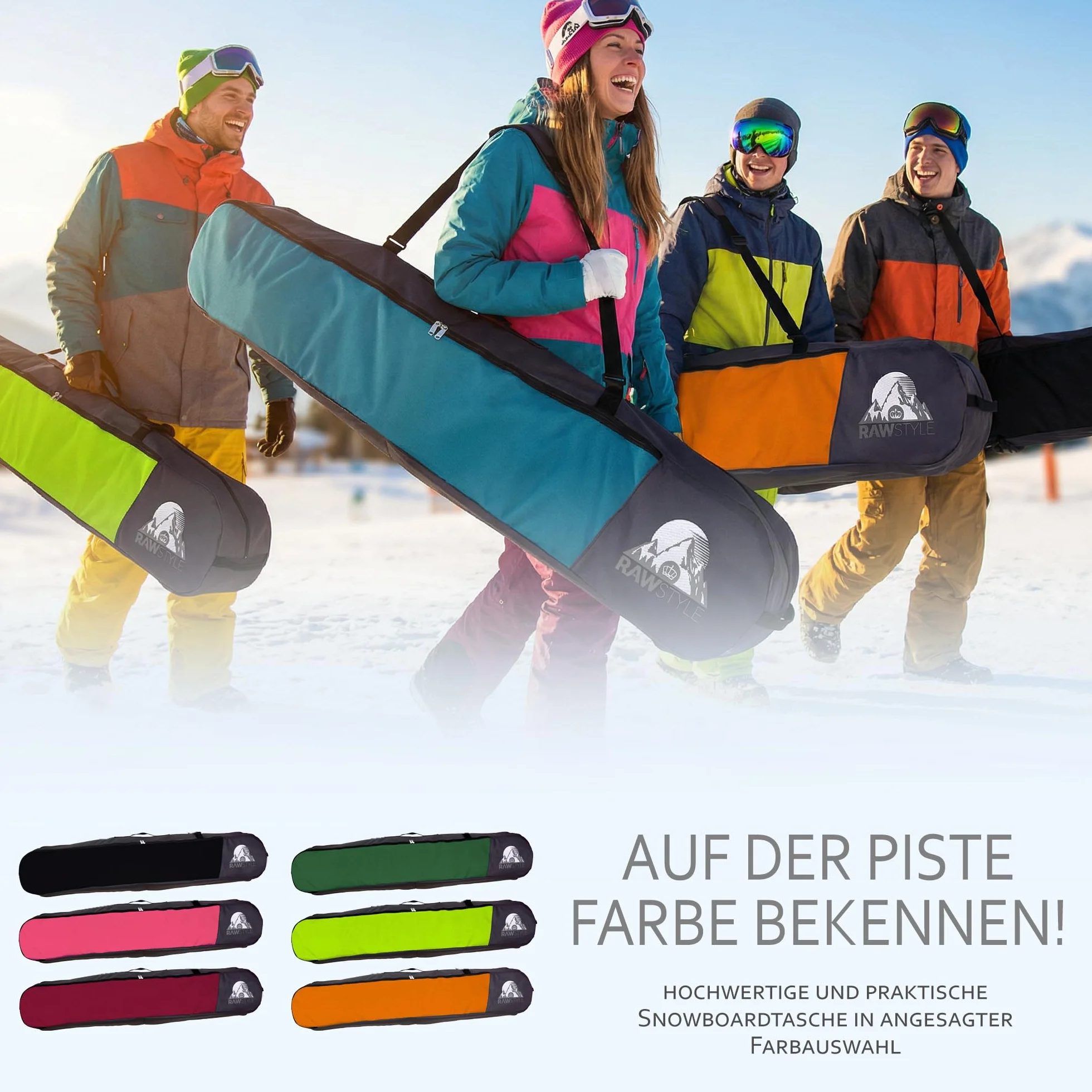 Rawstyle Torba snowboardowa, torba snowboardowa, torba snowboardowa, plecak snowboardowy, model 2