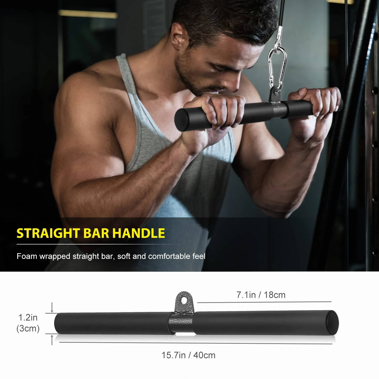 System koła pasowego do domu, siłownia, system Lat Pull Down Pulley, mocowania maszyn kablowych do LAT Pull Down, trening ramion i ramion