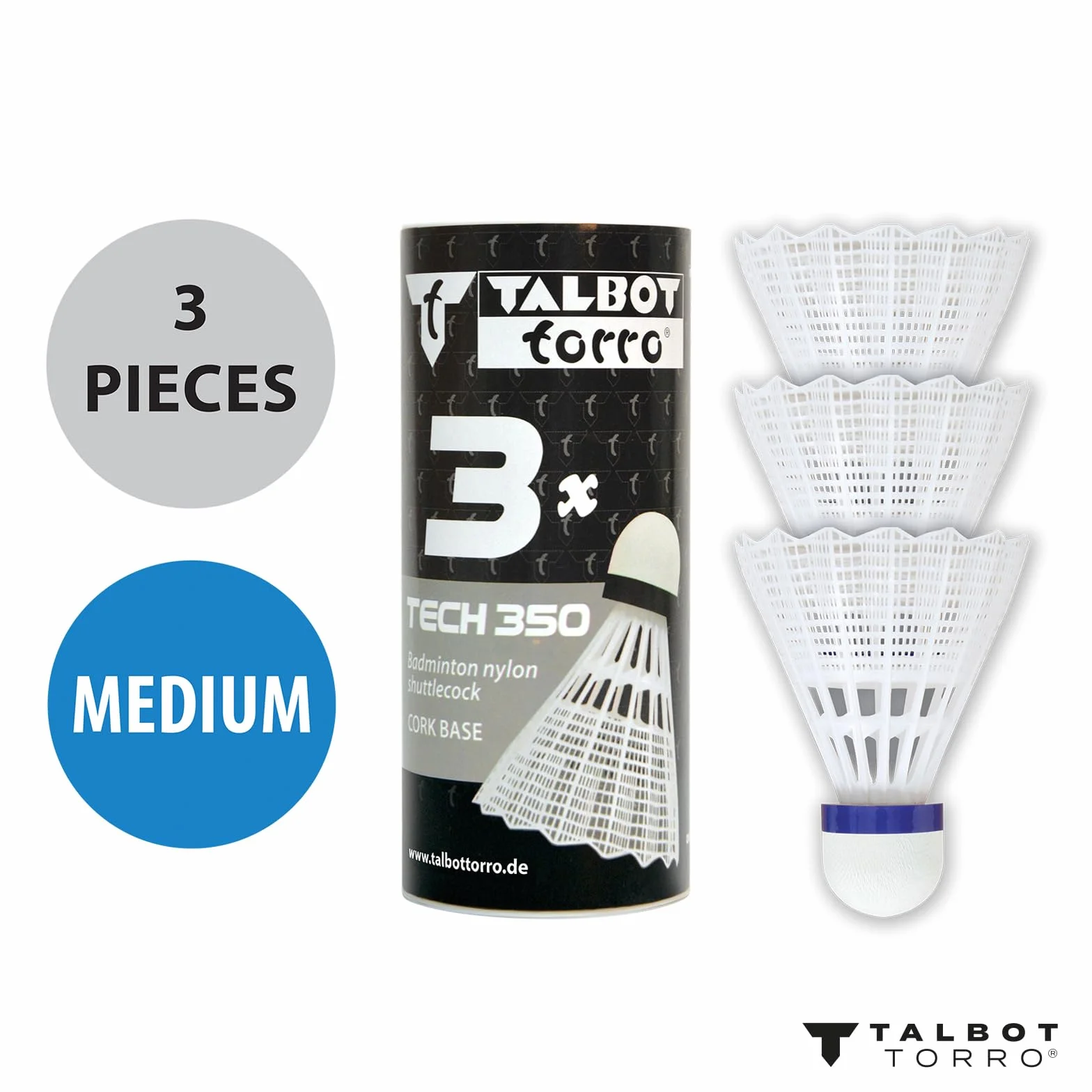 Talbot Torro Zestaw do gry w badmintona Isoforce 211 grafitowy