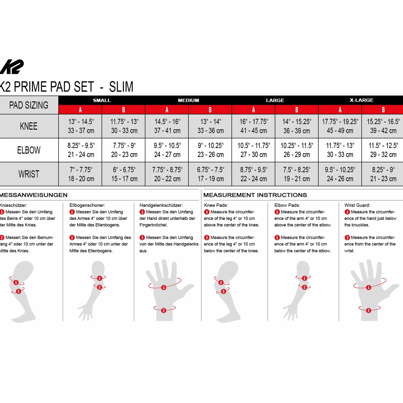 K2 Łyżworolki uniseks, K2 PRIME PAD SET Slim, z ochraniaczami na nadgarstki, ochraniaczami na łokcie i ochraniaczami na kolana, czarno-niebieskie, 30E1414