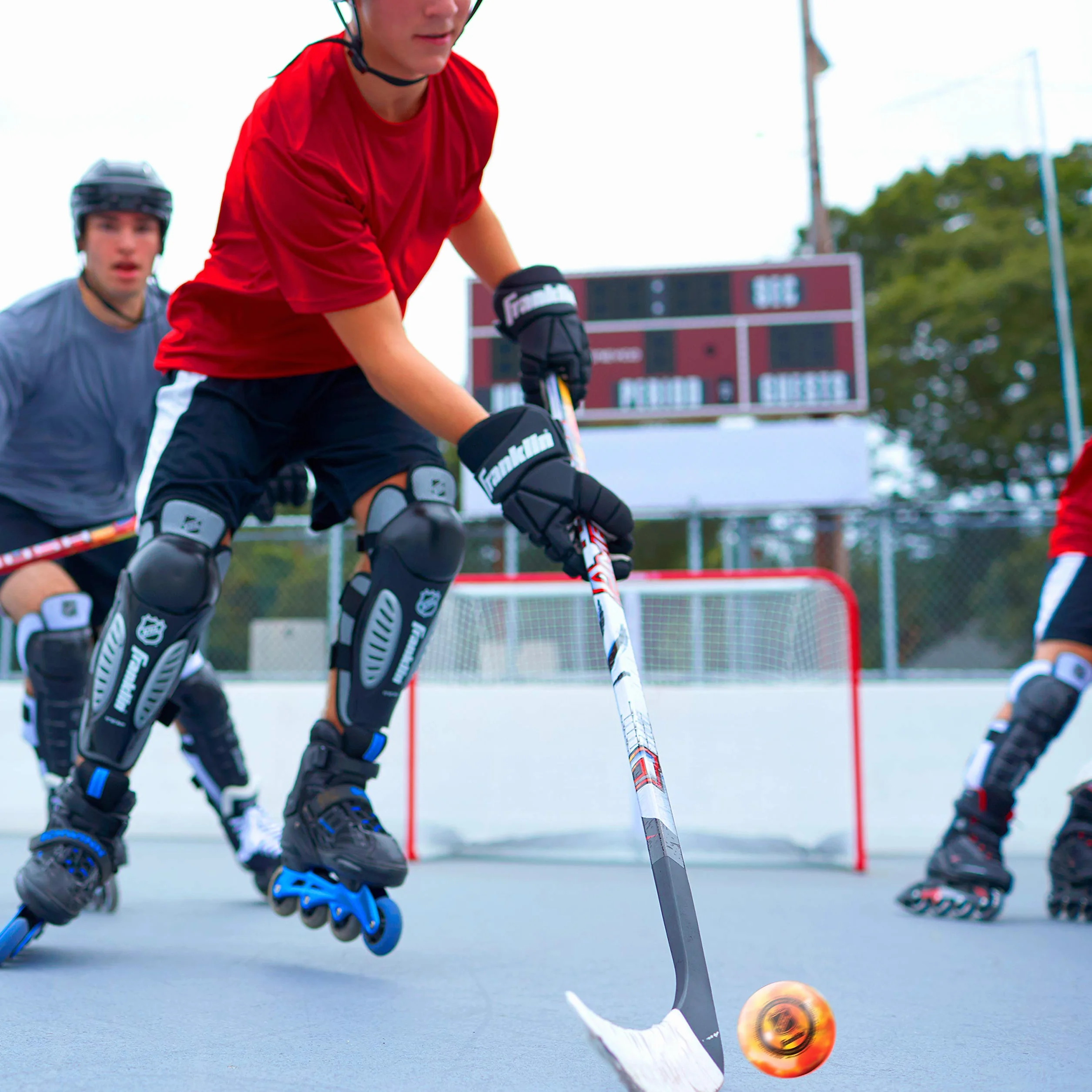 Franklin Sports NHL High Density Street Hockey Ball, 3-pak