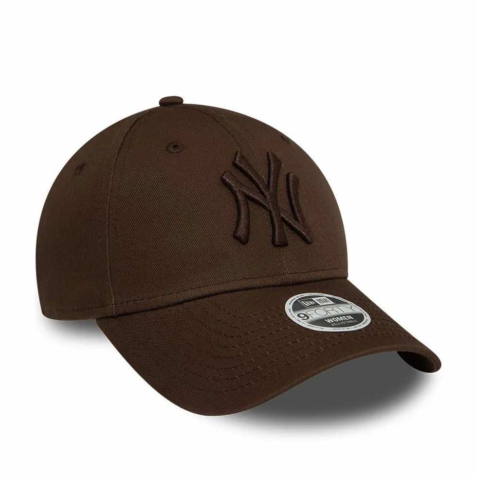 New Era New York Yankees MLB League Essential Tonal Walnut 9Forty regulowana czapka damska