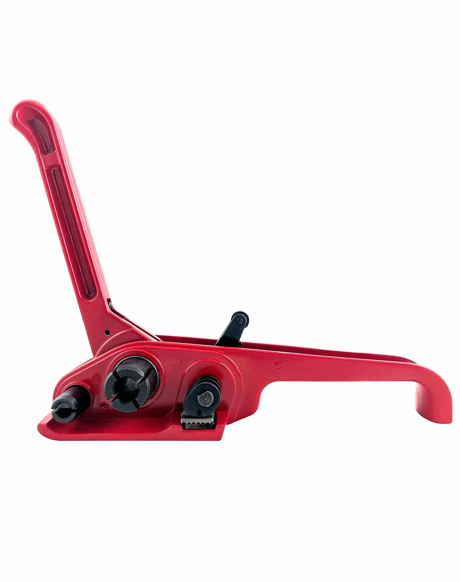 QWORK 2-częściowy ręczny przyrząd do spinania taśmą do plastikowego napinacza PP/PET 13mm-19mm