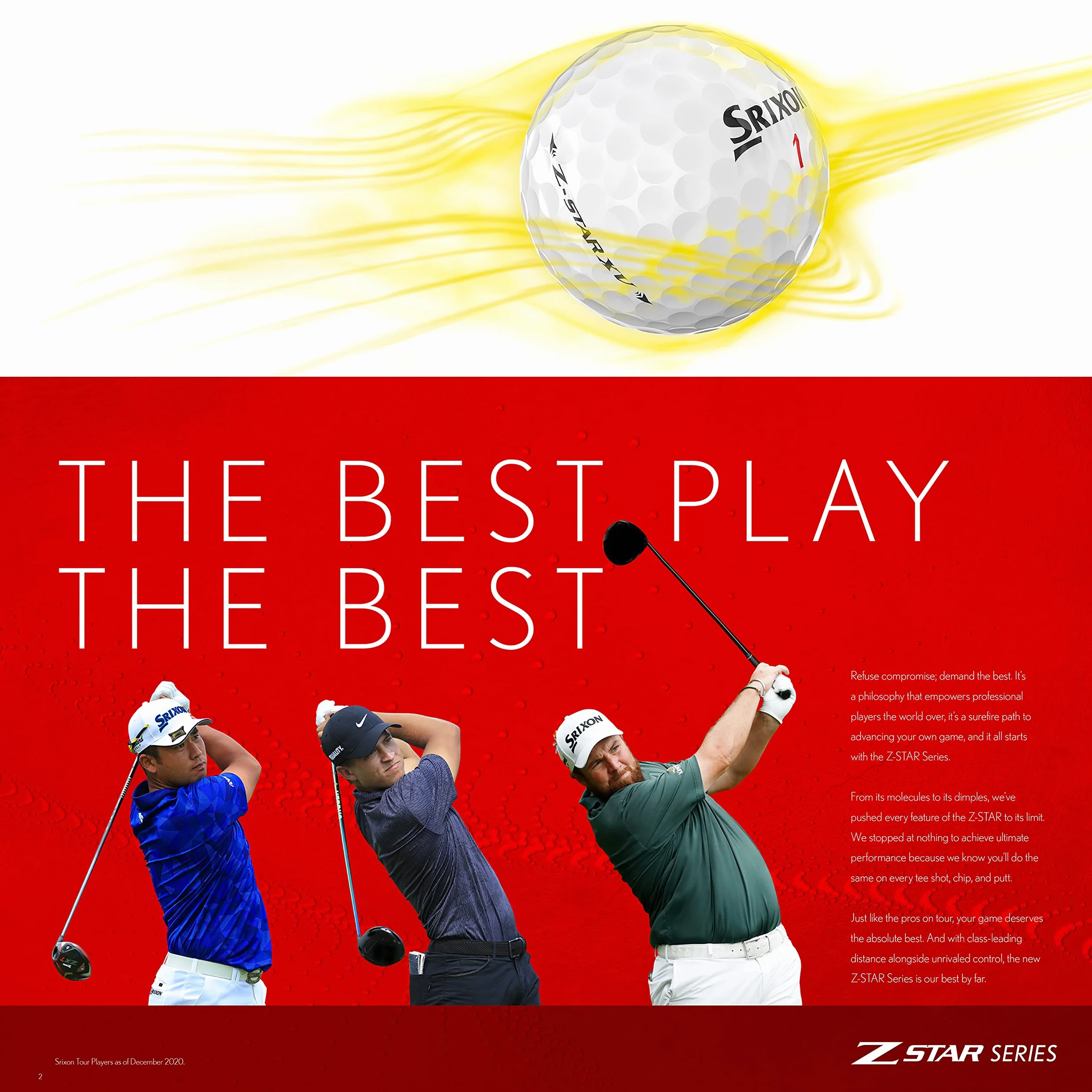 Srixon New Z Star XV 7 – kilkanaście piłek golfowych premium, poziom tras, wydajność, uretan, 4 sztuki, akcesoria golfowe premium i prezenty golfowe