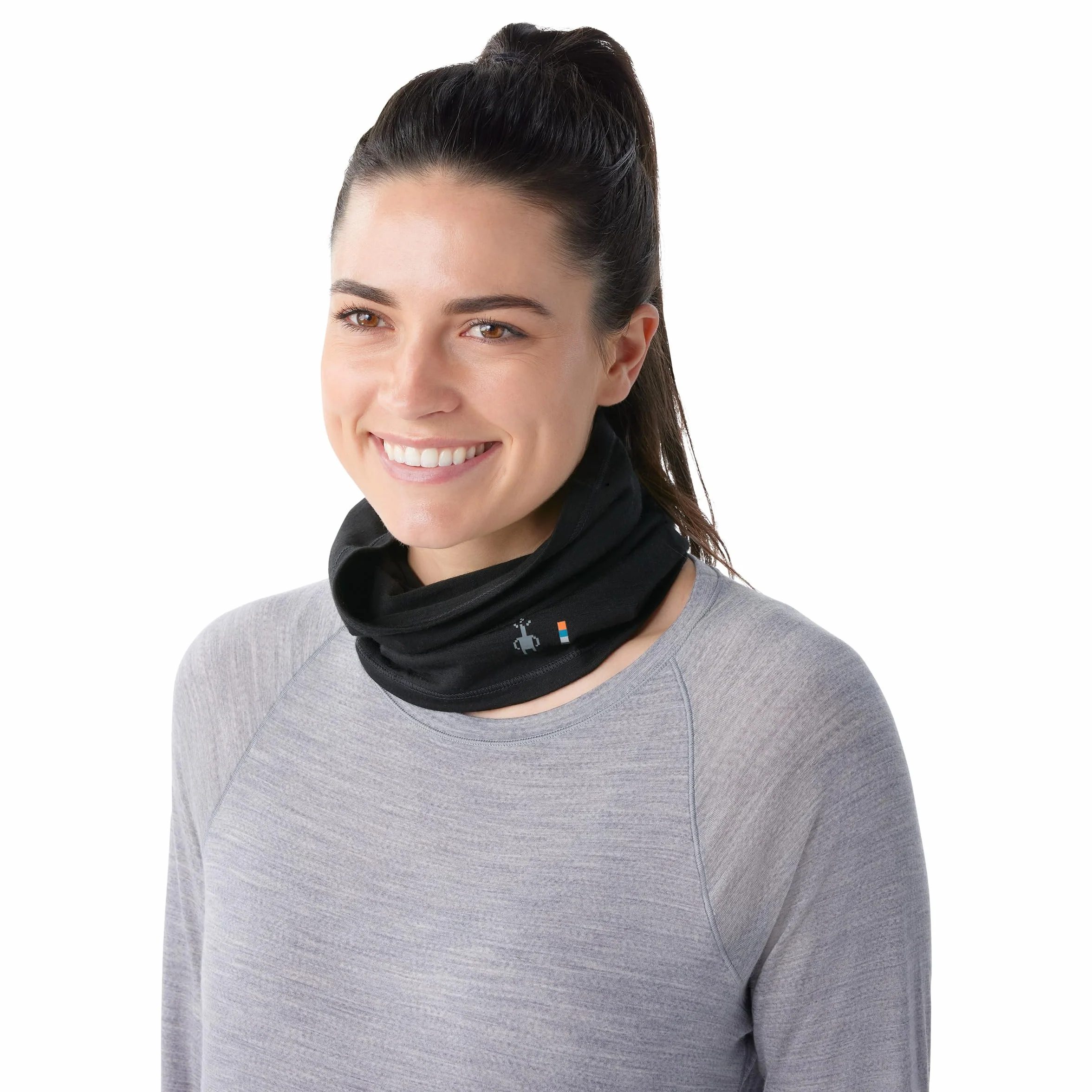 Smartwool Uniseks Merino Ocieplacz na szyję Black One Size