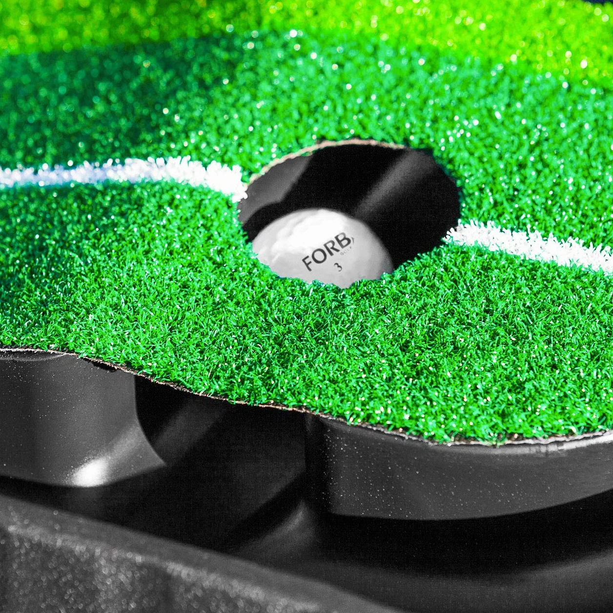 FORB Mata do wkładania o podwójnej prędkości 10 stóp – system zwrotów piłki golfowej i gumowy spód