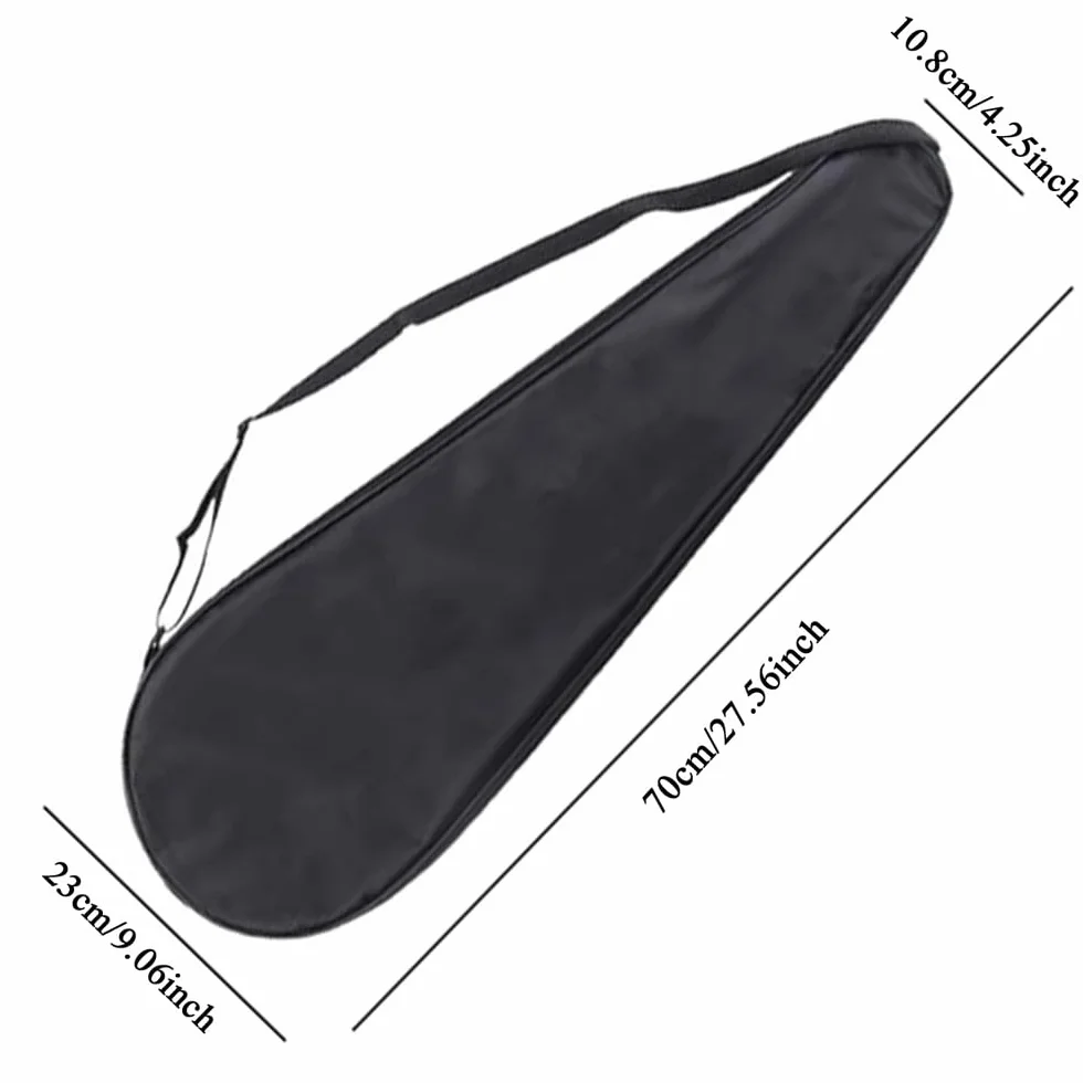 Torba do badmintona, wodoszczelna, sportowa, przenośna, do badmintona, z zamkiem błyskawicznym, na 2 rakietki