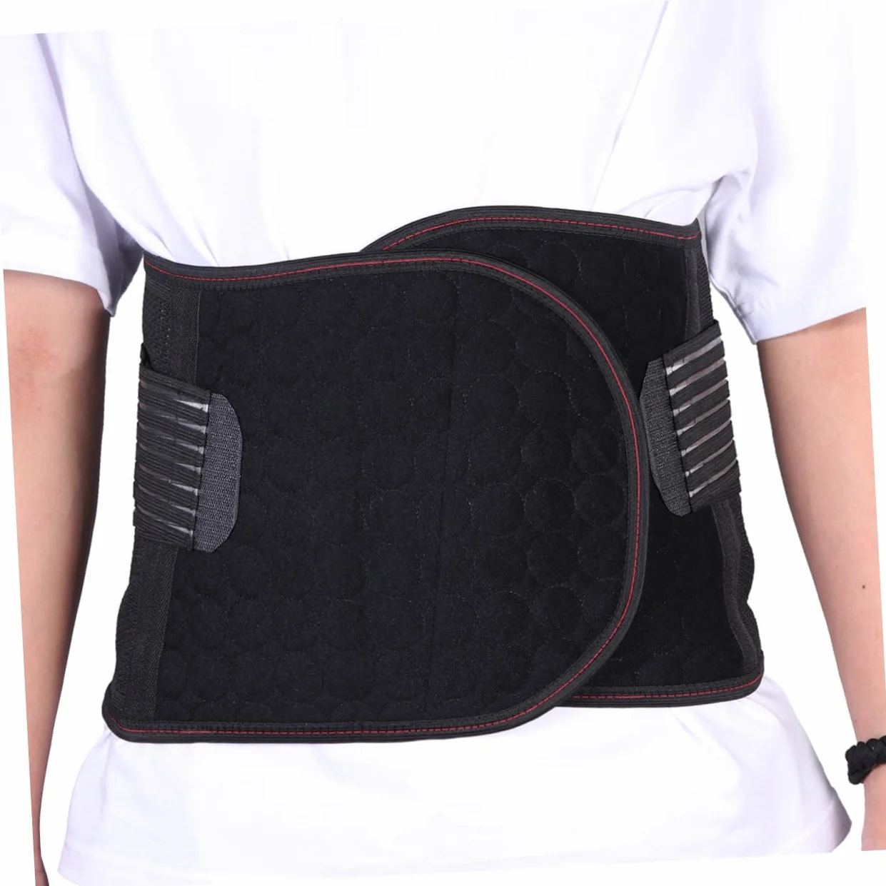 1kawałek Do Treningu Slimming Waist Belt Xl Czarny Oddychający Multi-funkcyjny Wspierający Talię Do Sportów i Ćwiczeń Zmniejsza Zmęczenie Mięśni i Opuchliznę