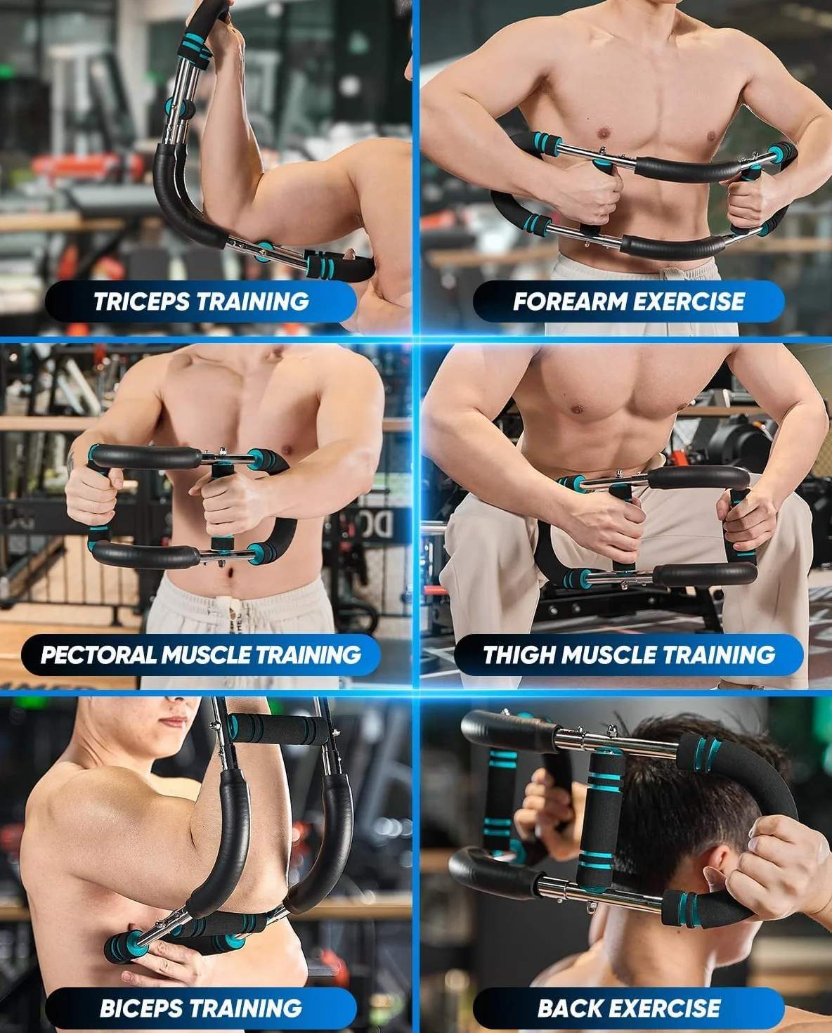 Twister Arm Trainer, PowerTwist Arm Trainer, regulowany wzmacniacz przedramienia, sprzęt do ćwiczeń ramion, sprzęt do treningu klatki piersiowej, przenośny opór sprężynowy do sprzętu treningowego w