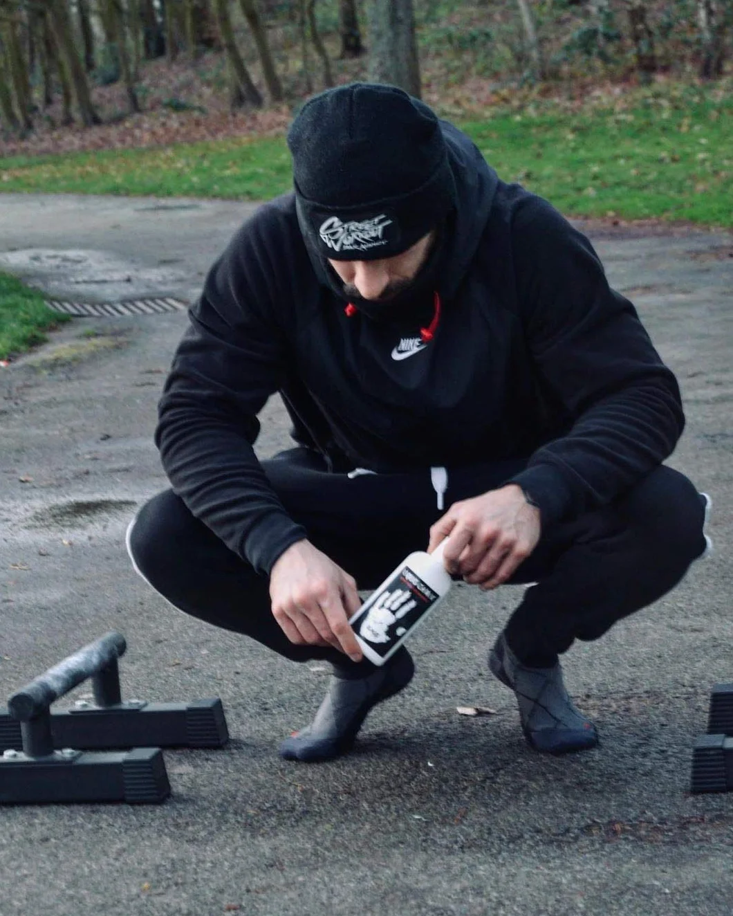 RAMASS fitness płynna kreda, suche dłonie poprawiają wydajność | dla kalisteniki, siłowni, podnoszenia ciężarów, wspinaczki