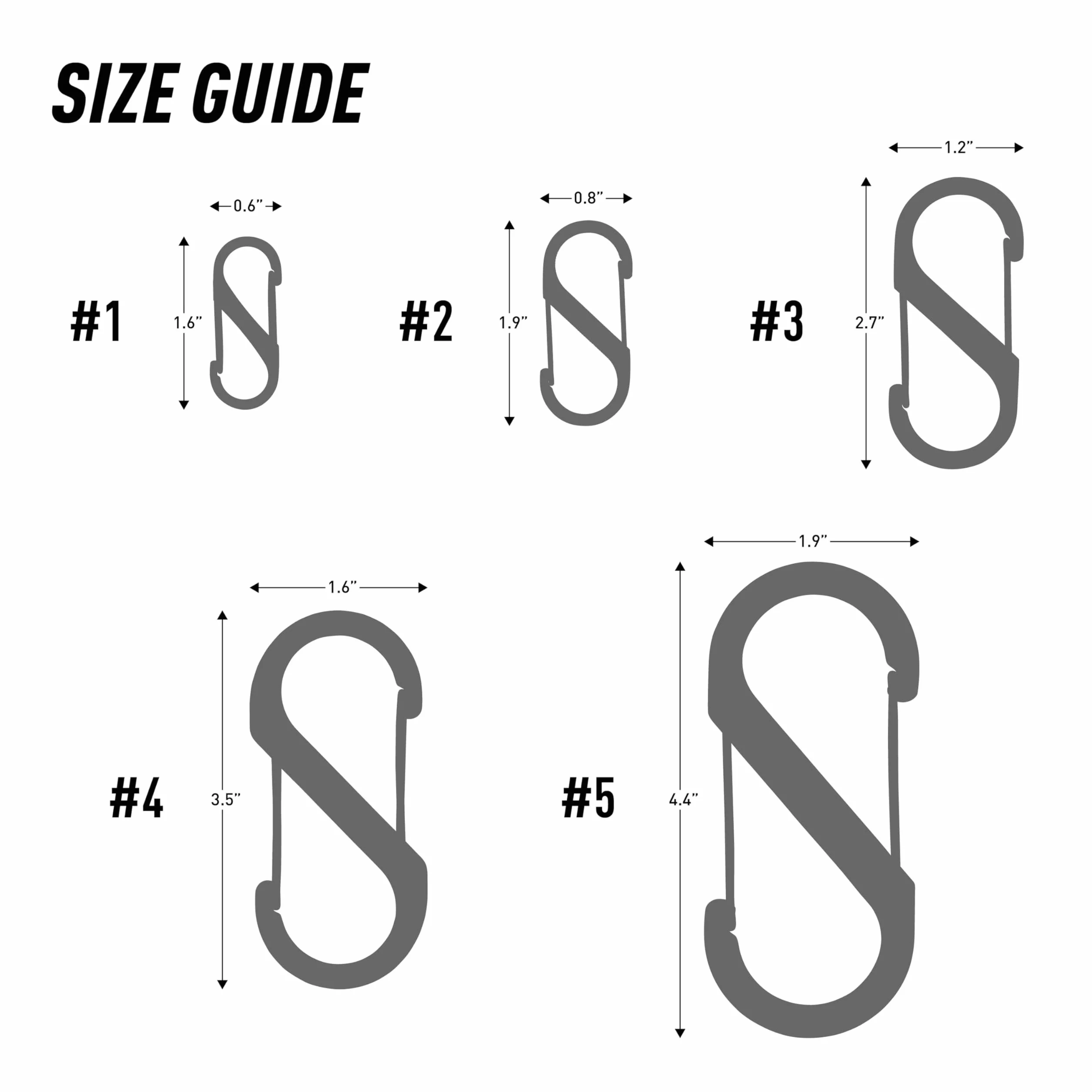 Nite Ize S-Biner Size 4 Trwały karabińczyk