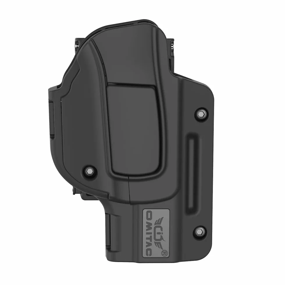 G19 Obracany o 360 ° etui do Glock 19 G23 G32 Gen 1.2,3,4 G19 gen5, taktyczne etui OWB Level 2 prawo ręka automatyczna blokada / indeks zwolniony pas zewnętrzny ukryty pokrowiec