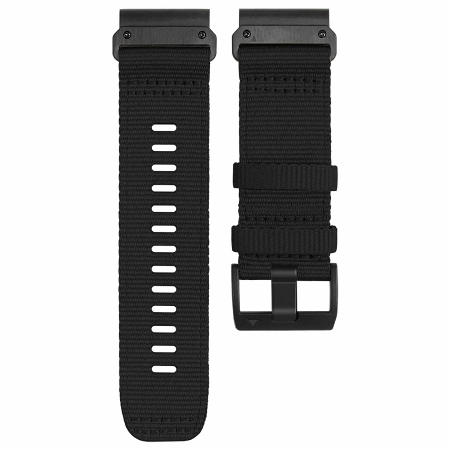 YOOSIDE Wytrzymały nylonowy pasek do zegarka Garmin Fenix 7X / Fenix 6X / Fenix 5X / Enduro, szybkie dopasowanie, 26 mm, regulowany, tkany, nylonowy, sportowa opaska na nadgarstek z zapięciem ze stali