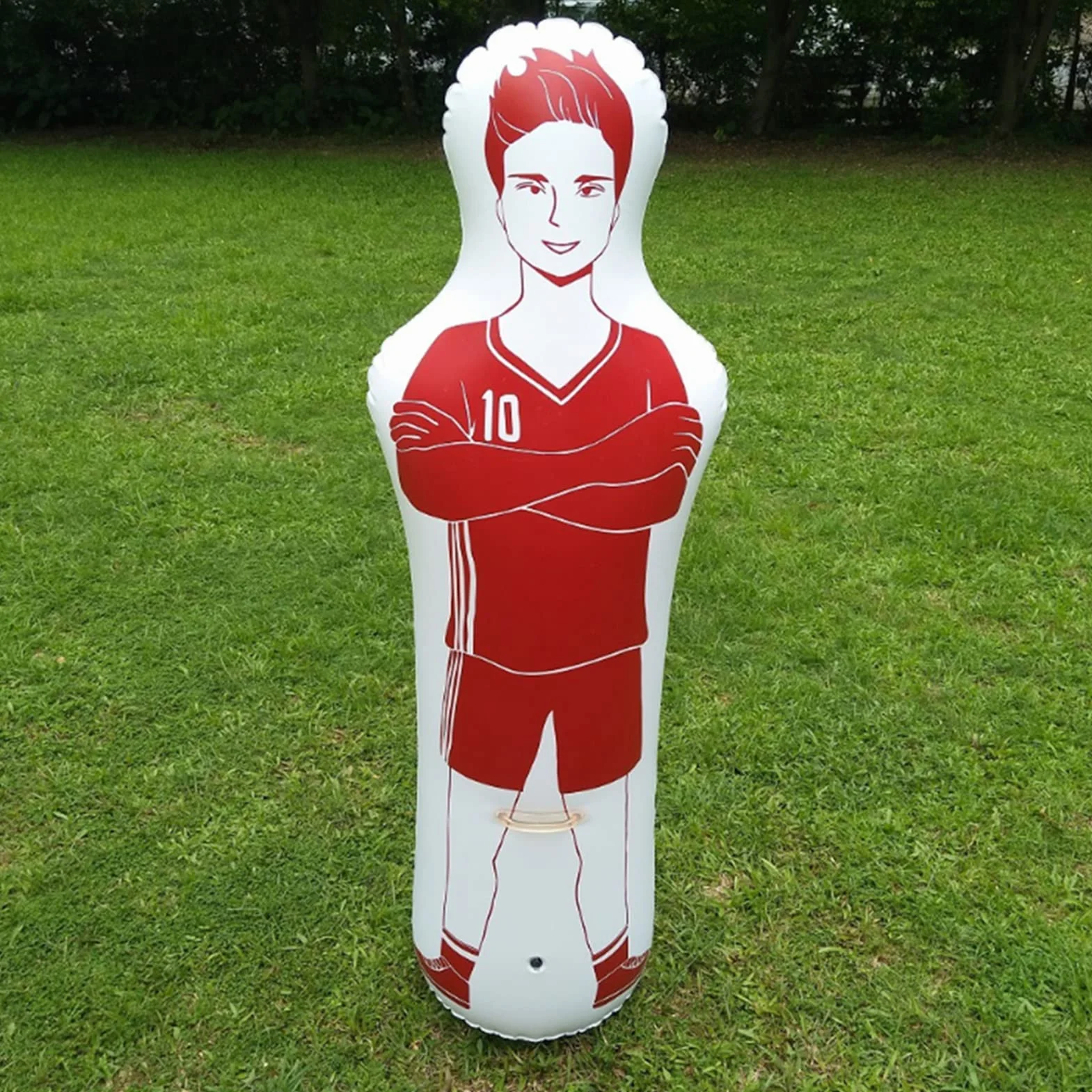 Ejoyous Dummy piłka nożna, 160 cm, nadmuchiwany trener piłki nożnej, manekin, bramkarz, sprzęt treningowy, do ćwiczeń piłki nożnej i dryblingu, do treningu bokserskiego