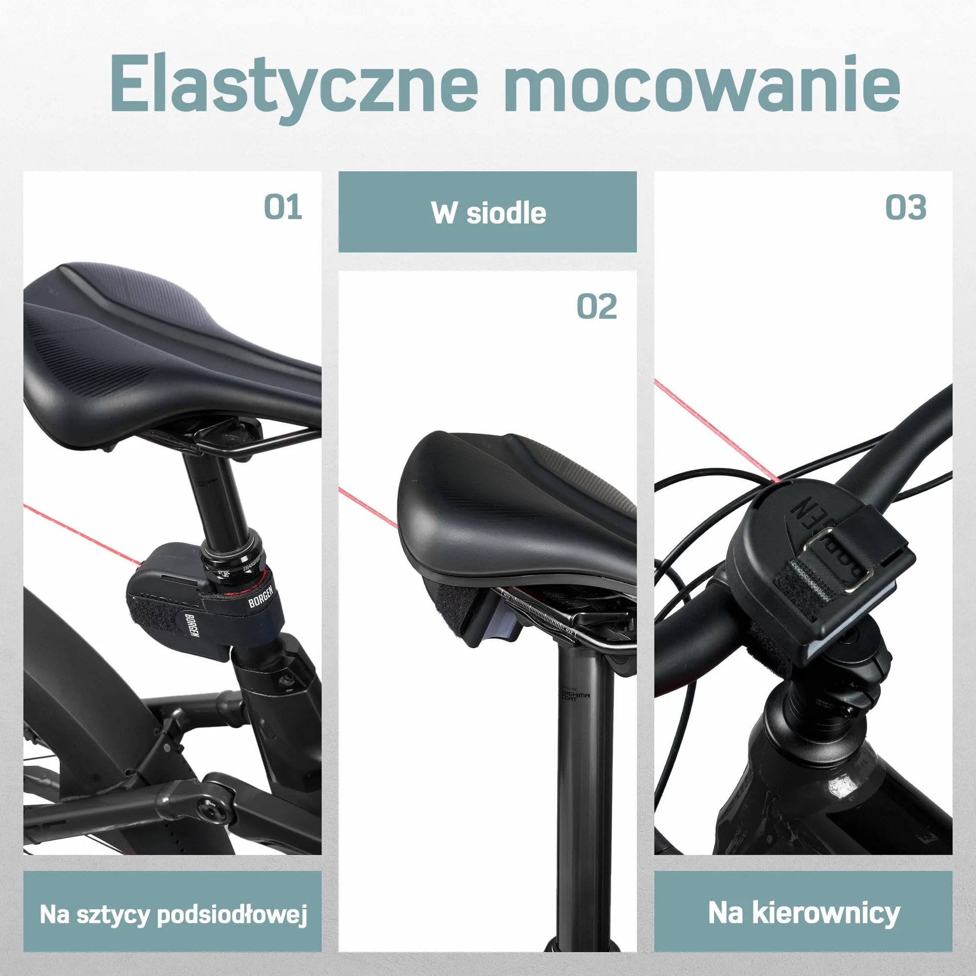 Borgen Lina holownicza do rowerów dla dzieci i dorosłych, Udźwig do 120 kg