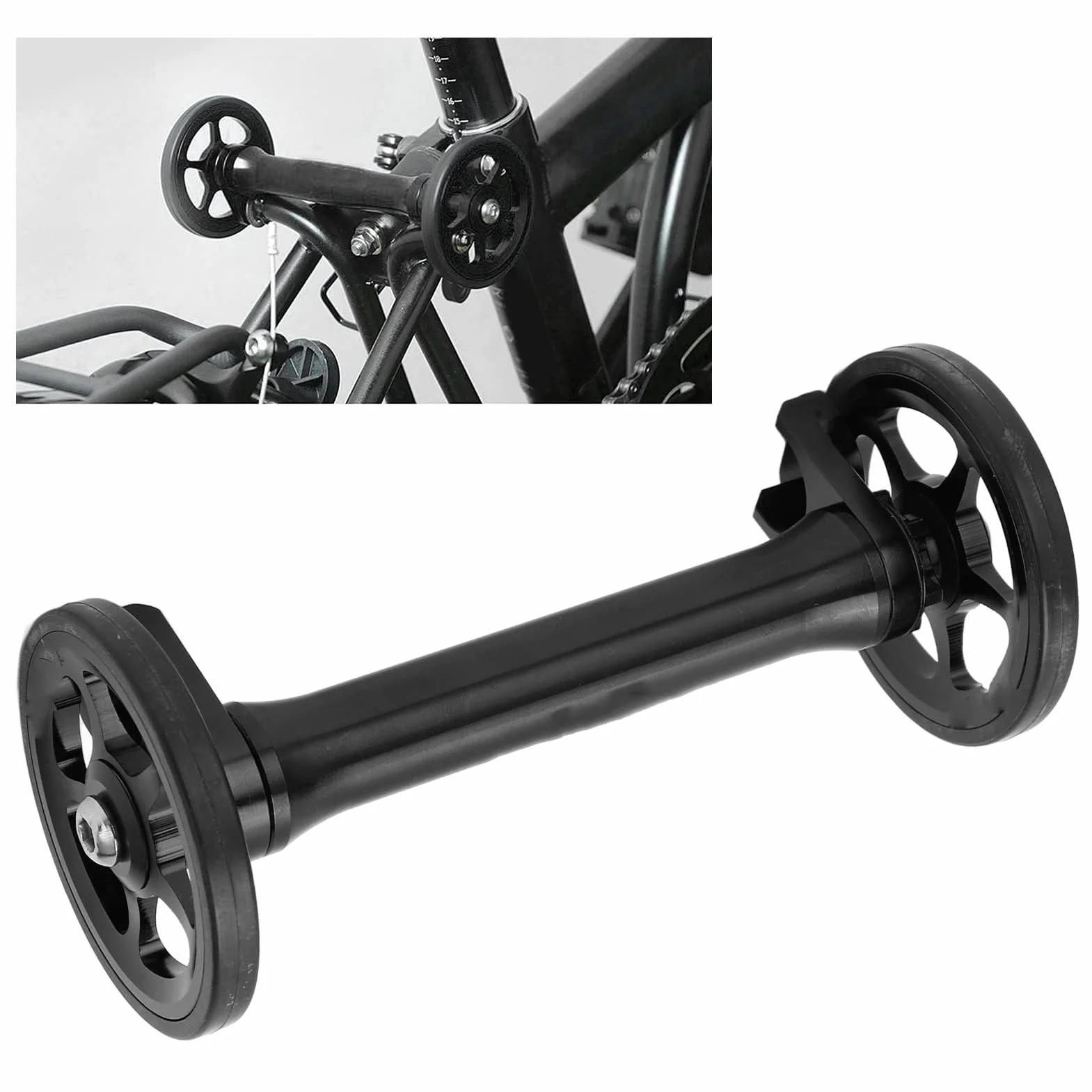Drążek Przedłużający Easy Wheels Teleskopowy Składany do Roweru 3sixty Czarny
