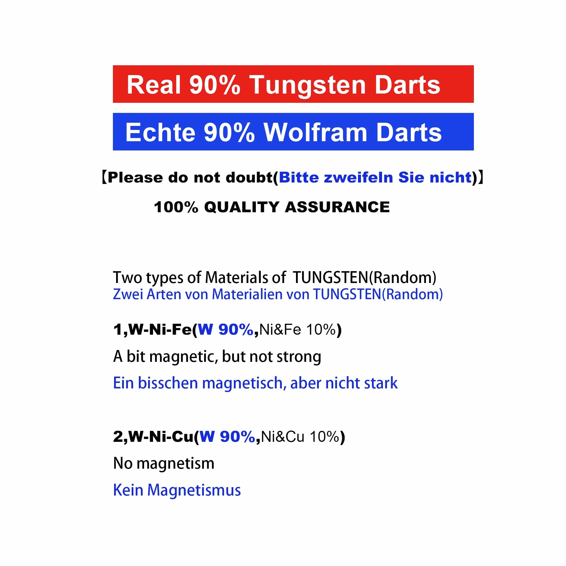 CyeeLife 16g Wolfram Soft Dart Barrels 90% ZG05 czarny