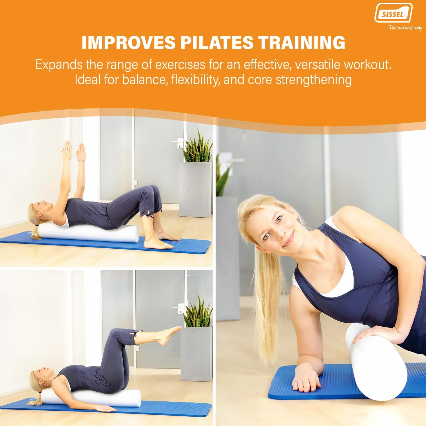 Sissel® Wałek do pilatesu
