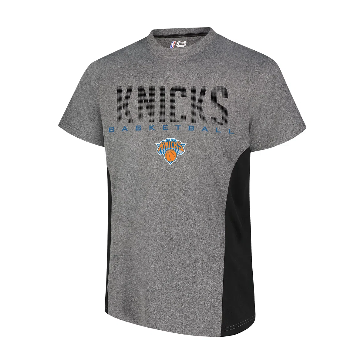 Ultra Game NBA Official Men’s Super Soft Supreme T-Shirt - Unisex, New York Knicks, Heather Charcoal, X-Large