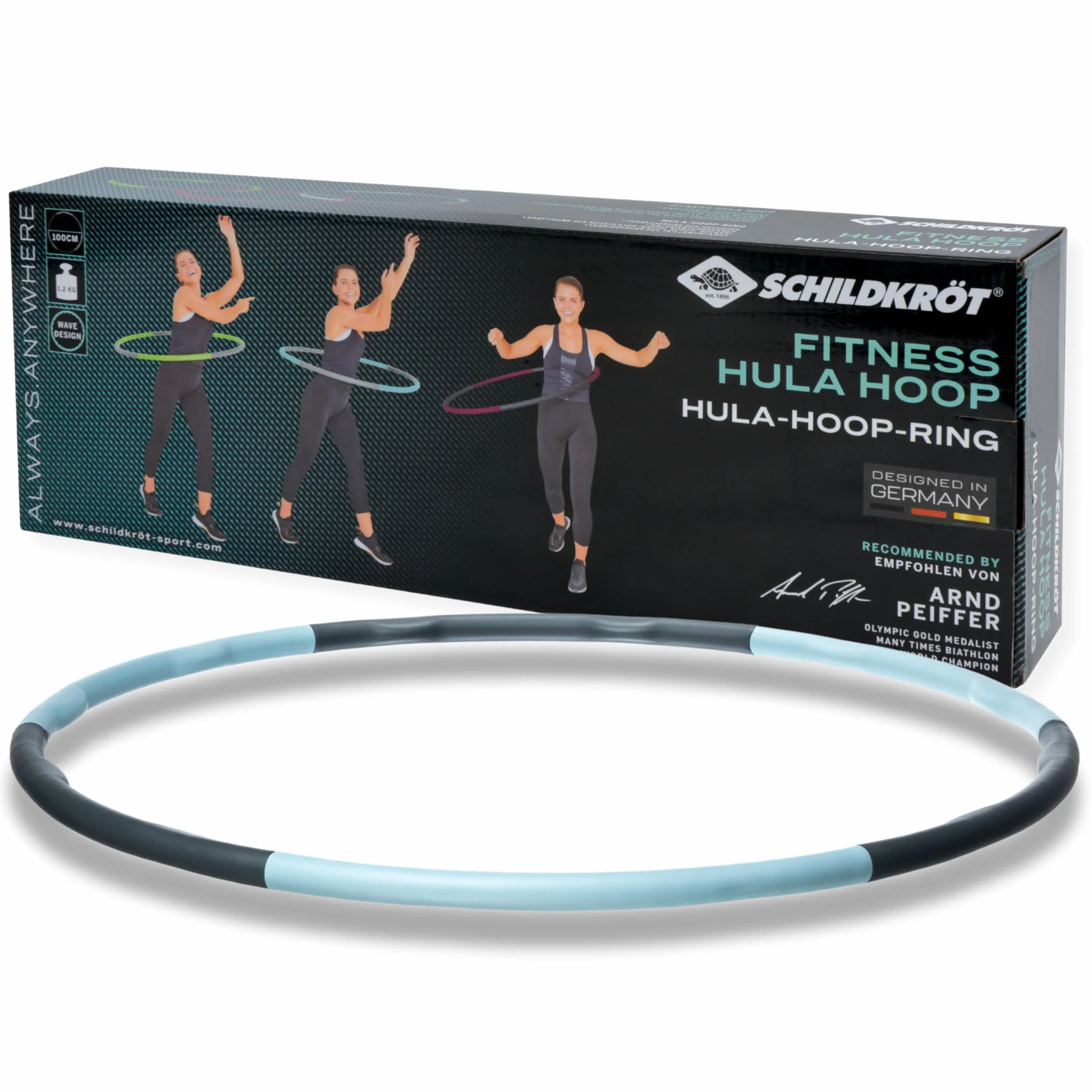 Schildkröt Fitness Hoop, hula hop w 4-kolorowym kartonie