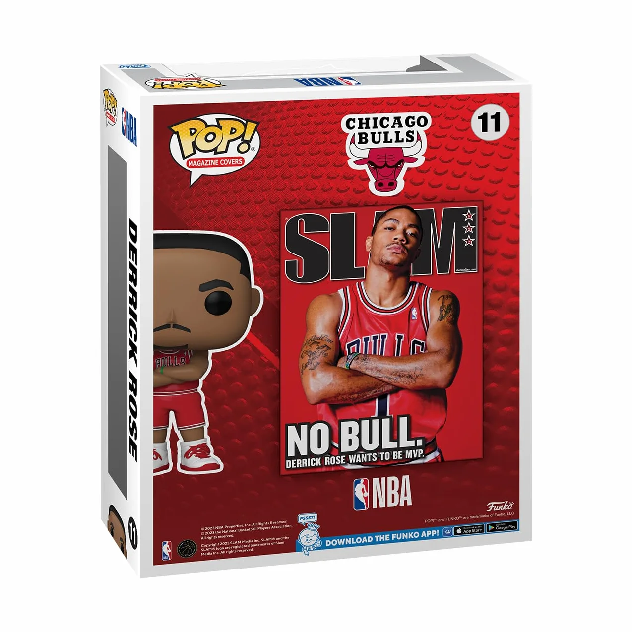 Funko Pop! NBA Cover: Slam Derrick Rose Figurka winylowa do kolekcjonowania