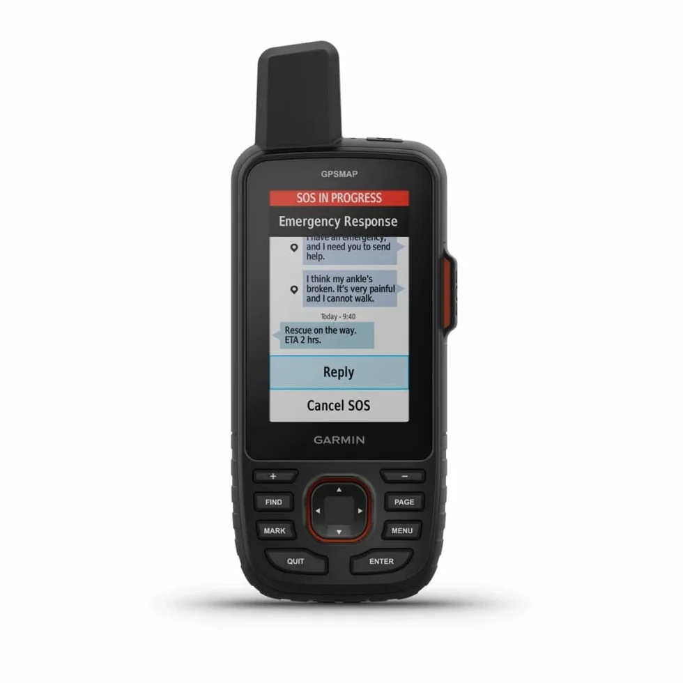 Garmin GPSMAP 67i, EU -, czarny / pomarańczowy
