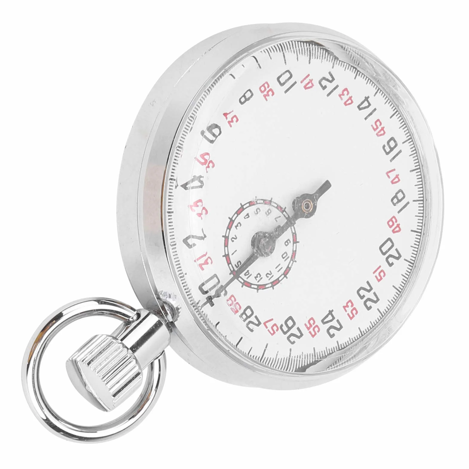 Przenośny Stoper Mechaniczny, Okrągły Chronograf Sportowy, Minutnik do Sprzętu do Nauczania Fizyki