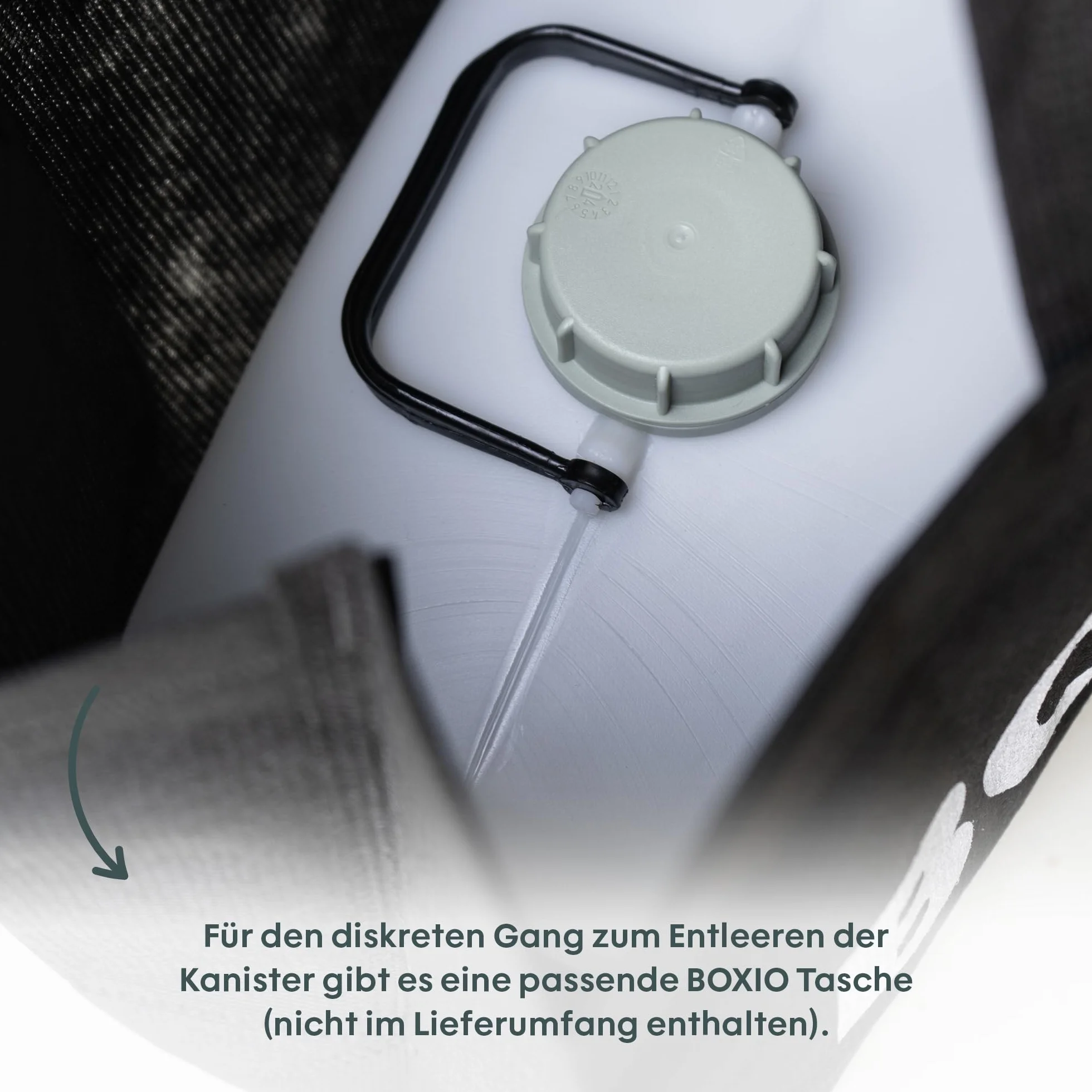 BOXIO Wymienny pojemnik 5 l z uchwytem do przenoszenia - nowy model 2024