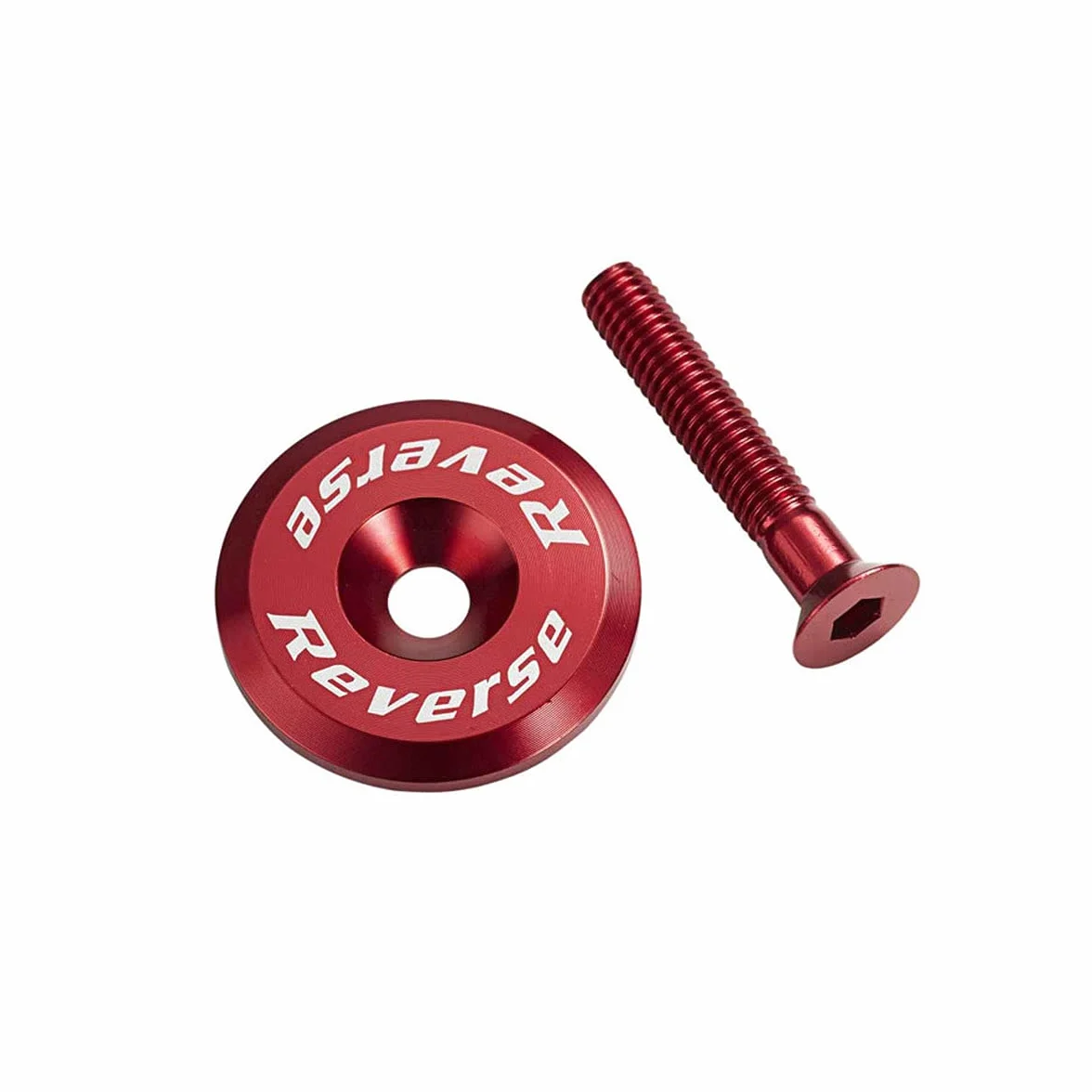 Aluminiowy wspornik rowerowy CNC 1 1/8" SL Light nasadka na kierownicę + aluminiowa śruba M6x32 anodowana