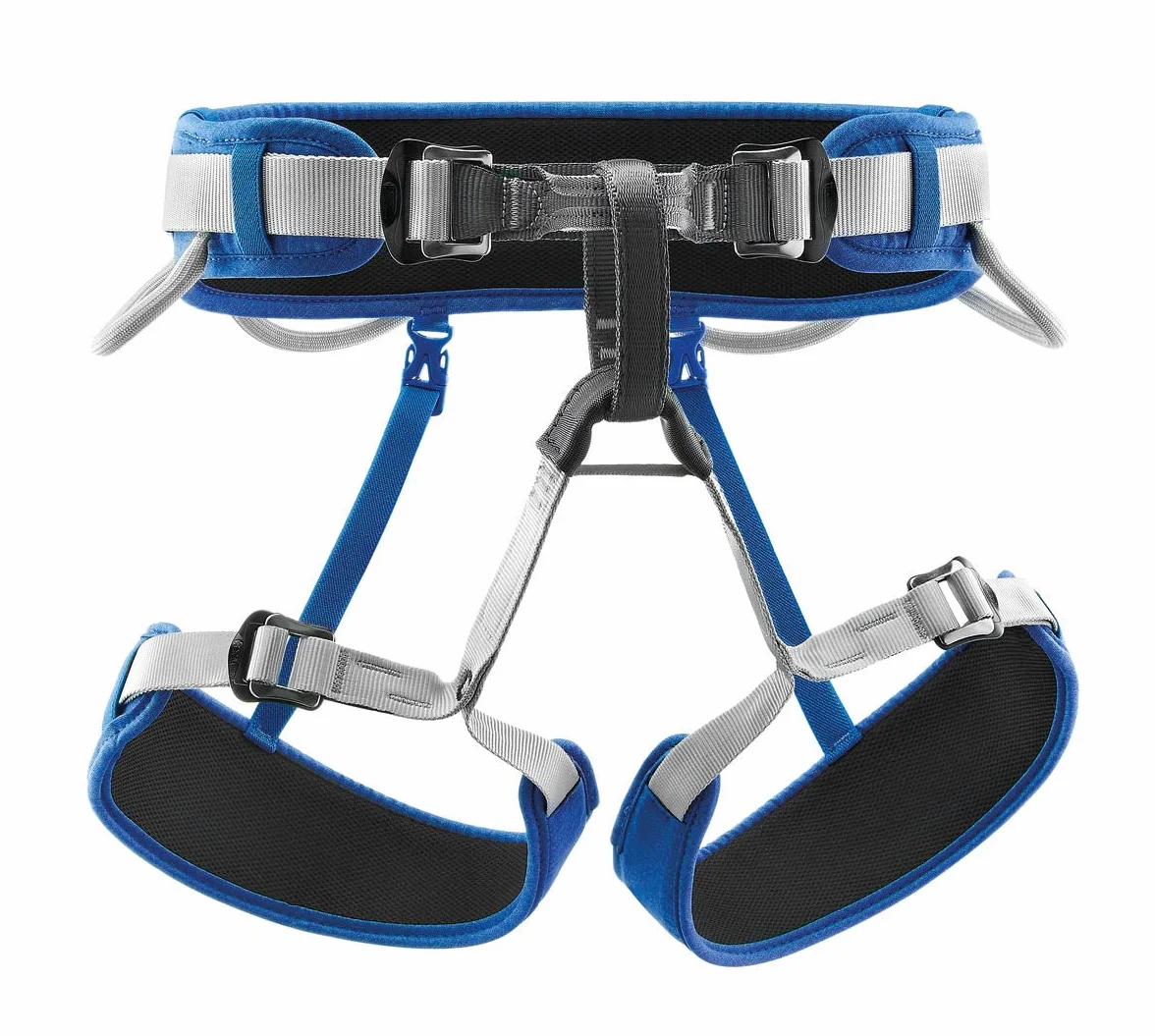 Petzl Corax Pasek wspinaczka niebieski
