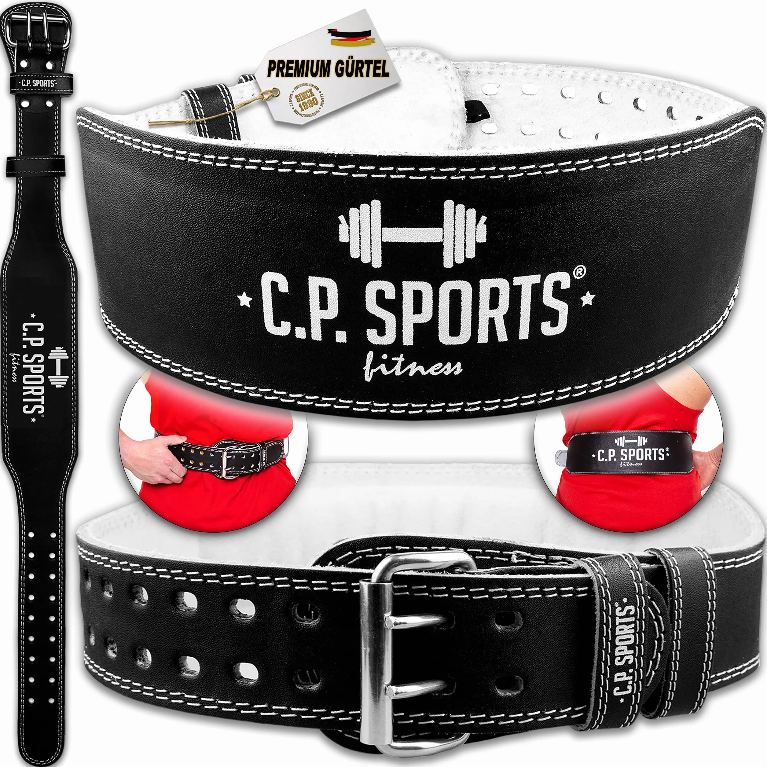C.P.Sports Pas Kulturystyczny Skóra XXS-XXXXXL Do Podnoszenia Ciężarów