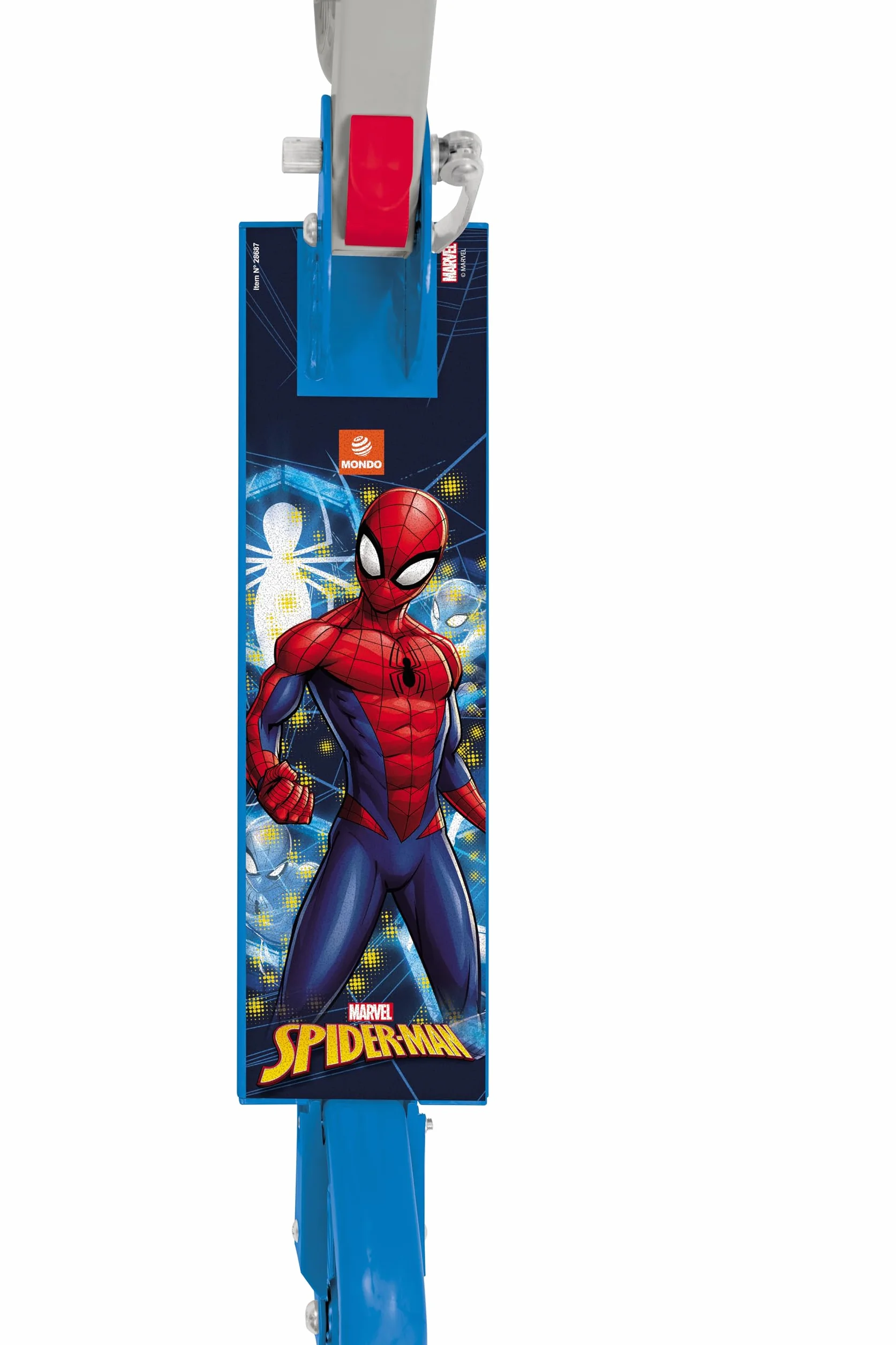 SPIDER-MAN MARVEL Aluminiowa składana hulajnoga 2 koła z uchwytem regulowaną kierownicą dla dzieci