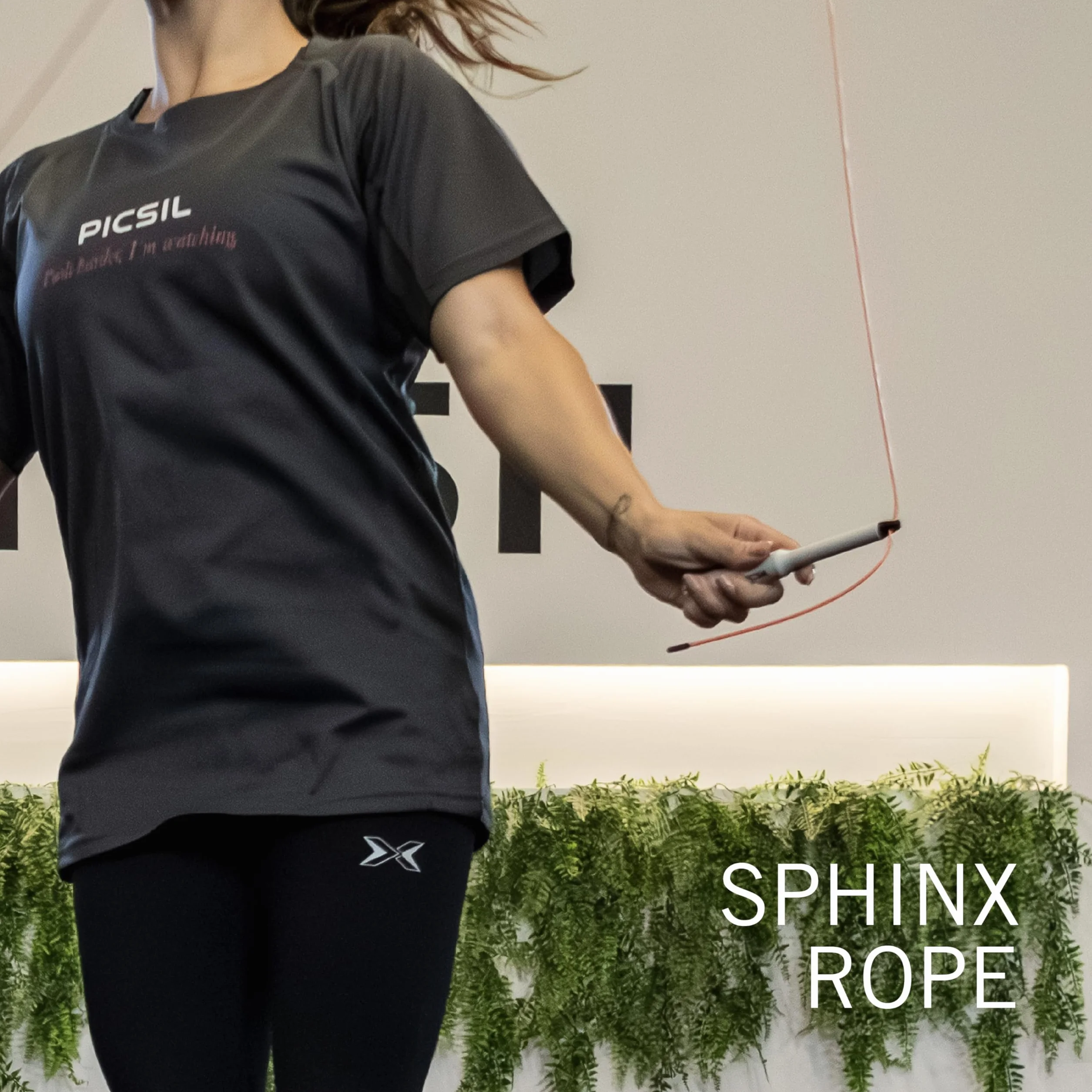 PICSIL Sphinx Profesjonalna skakanka speed rope stalowy kabel aluminiowe rączki Cross Training fitness