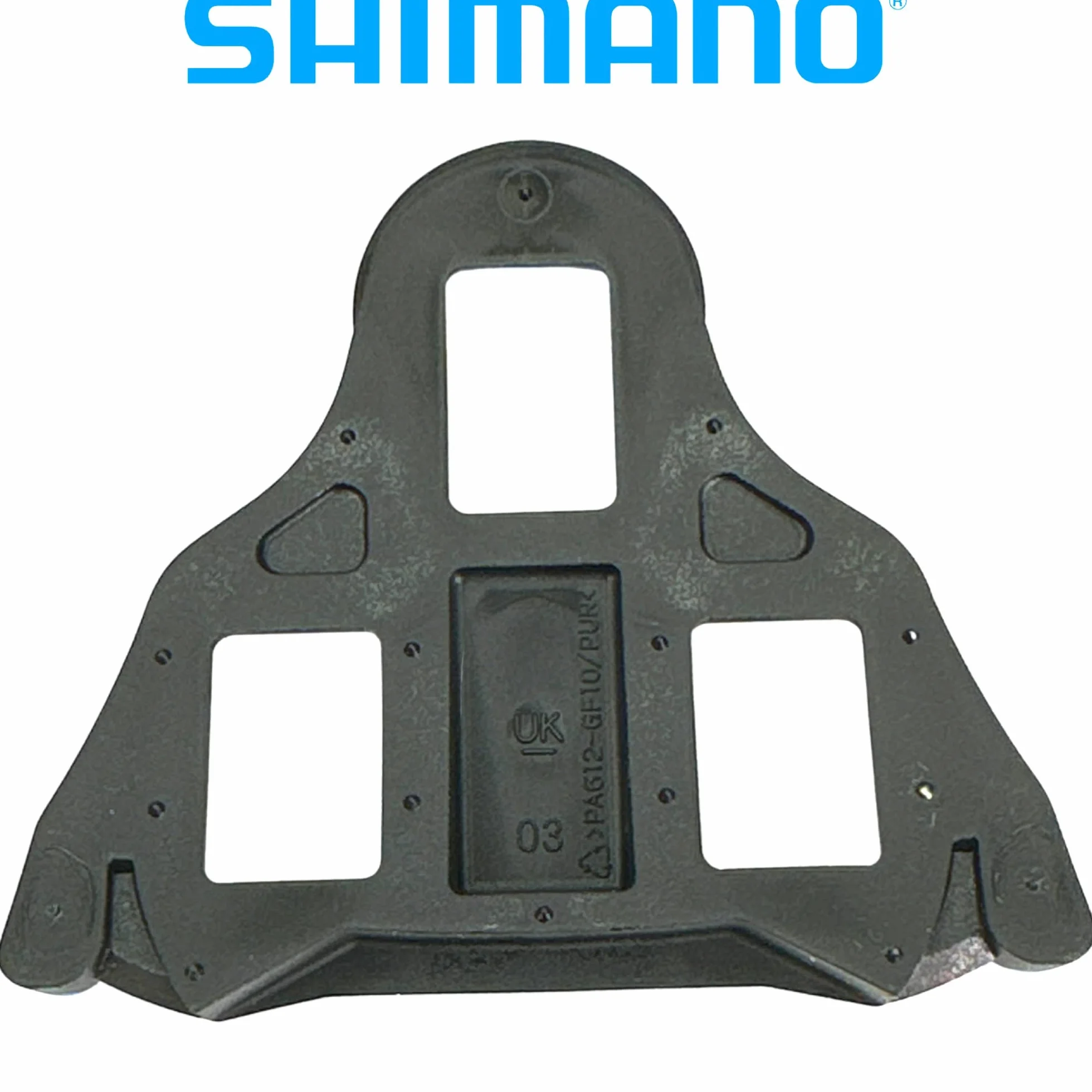 SHIMANO SPD SL Płyty do butów wyścigowych Road Cleats do pedałów zatrzaskowych (SH-12 not Fixed (obracane z przodu na środku) niebieskie)