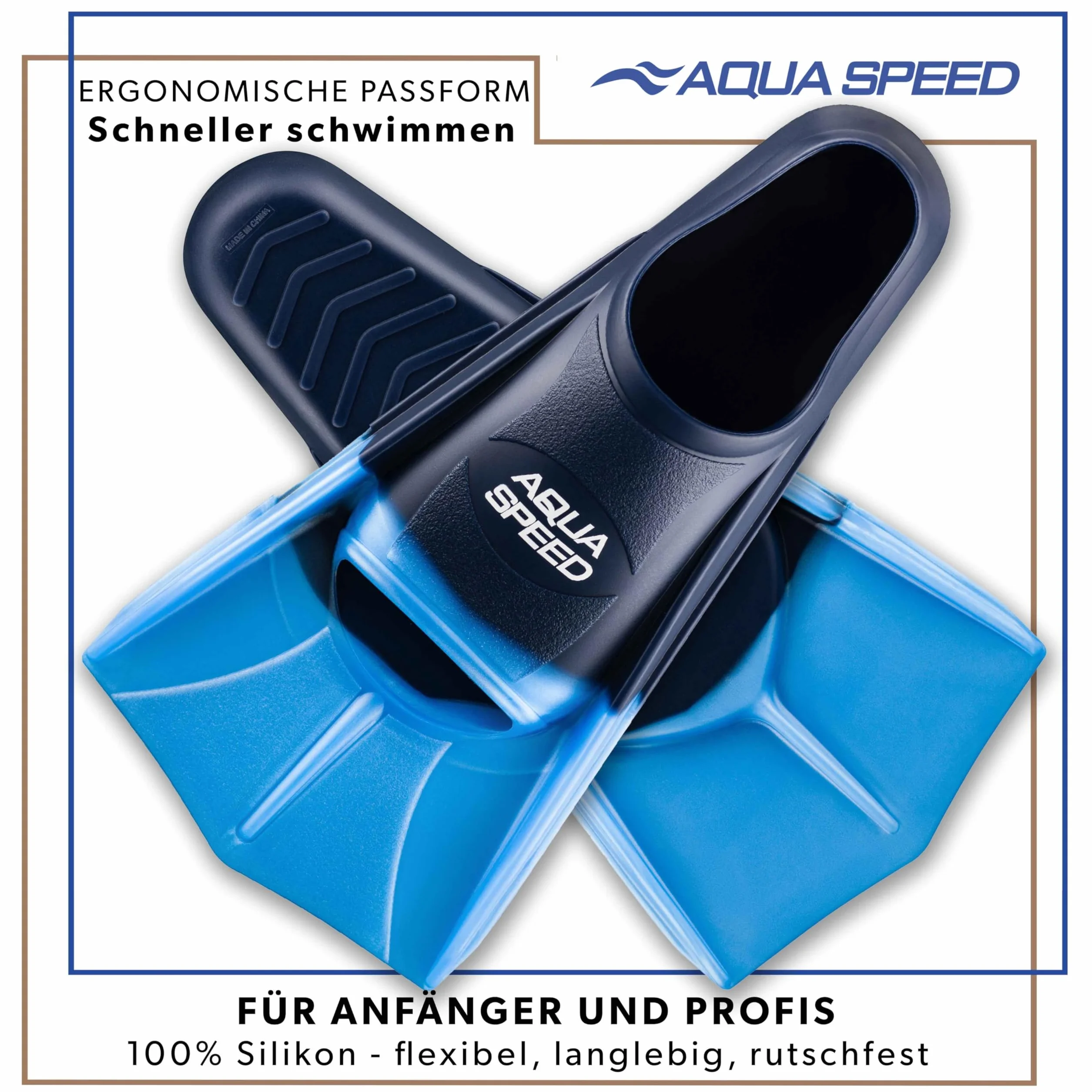 SET - Aqua Speed HIGH TECH short swim fins for adults and children + ULTRAPOWER #SWIM bag backpack | men | women | girls | boys | training fins | swim training | short fins | diving fins | sizes 33-48