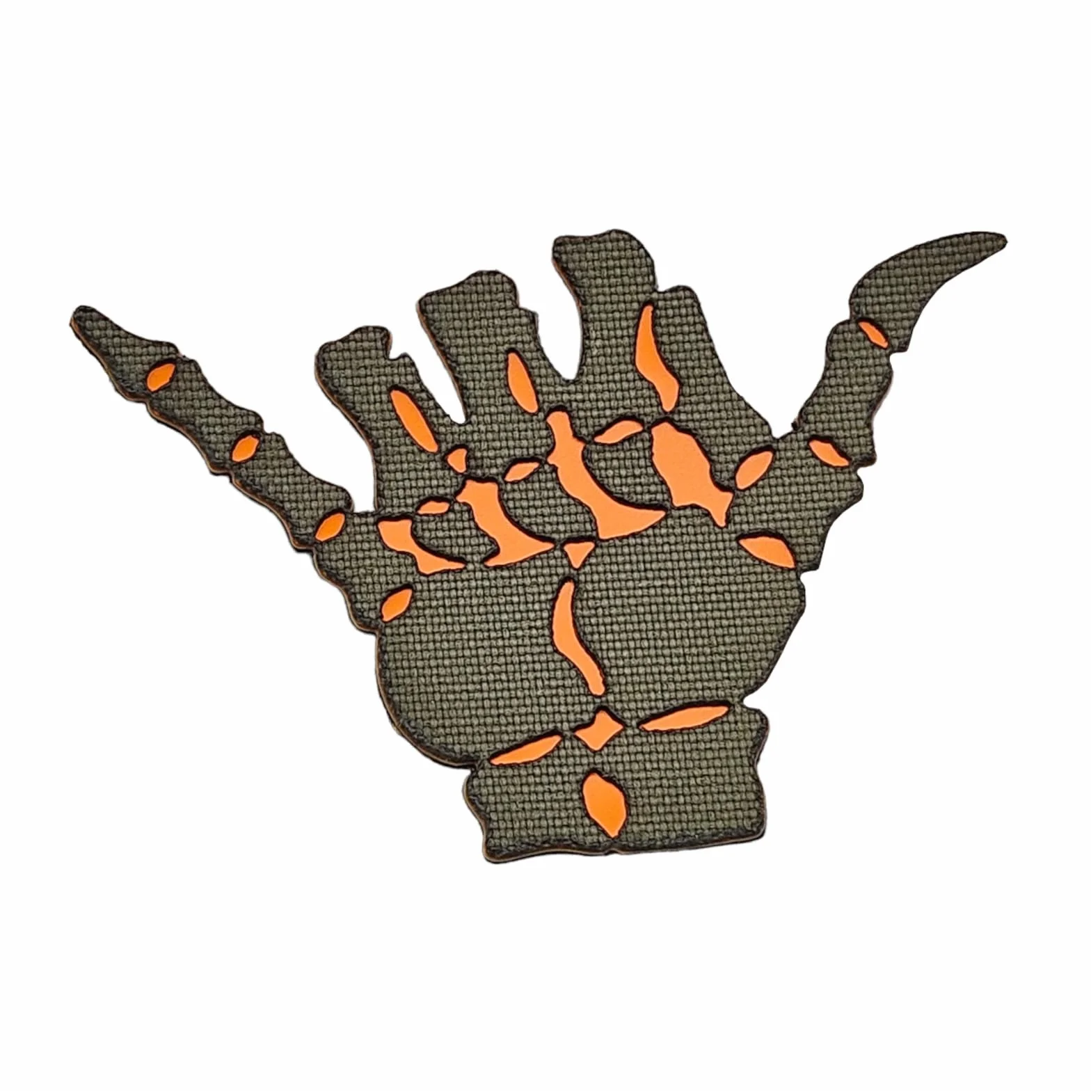 Shaka Hang Loose Lasercut Patch Morale [Ranger Green]